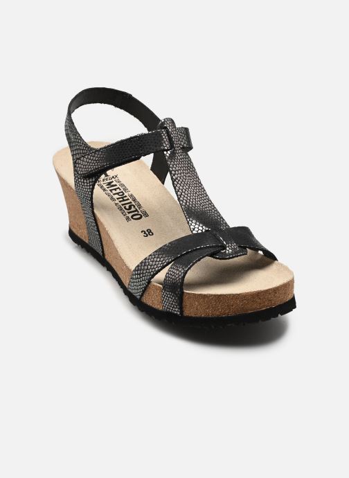 Mephisto Sandales compensées et plateformes Liviane femme gris