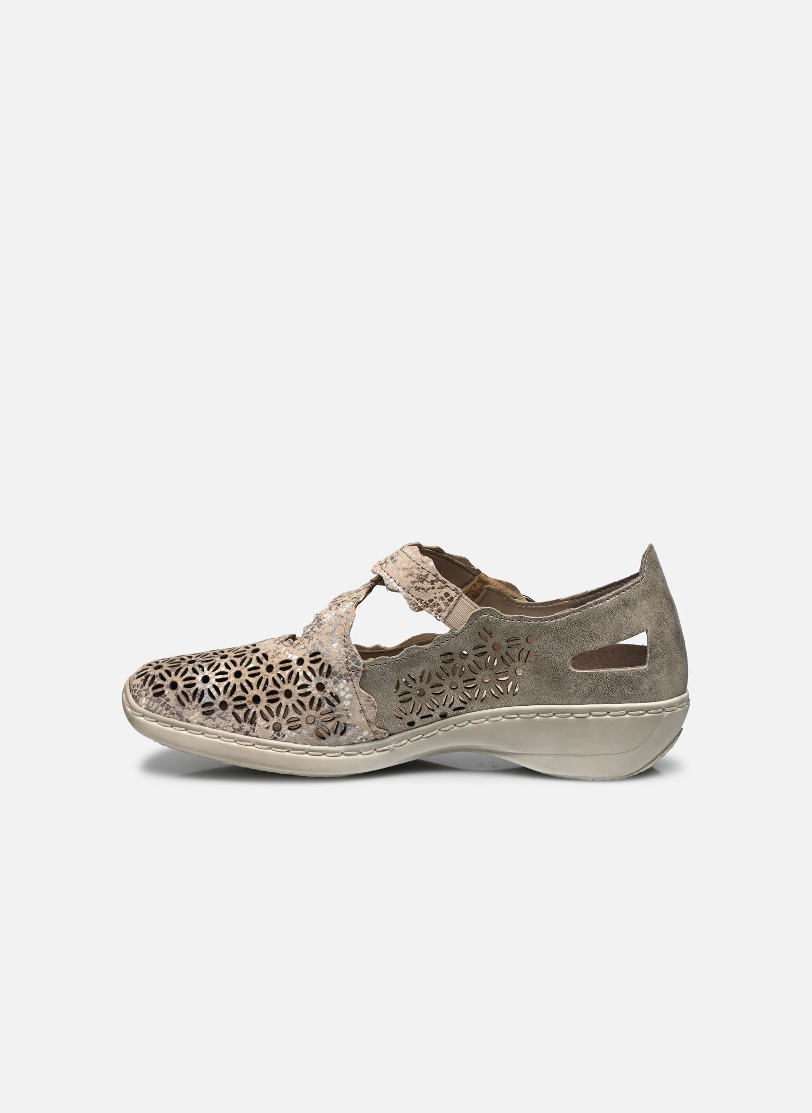 Scarpe da cerimonia Toria 413G4 donna beige Rieker Scarpe da cerimonia Toria 413G4 donna beige beige-metallic/perle