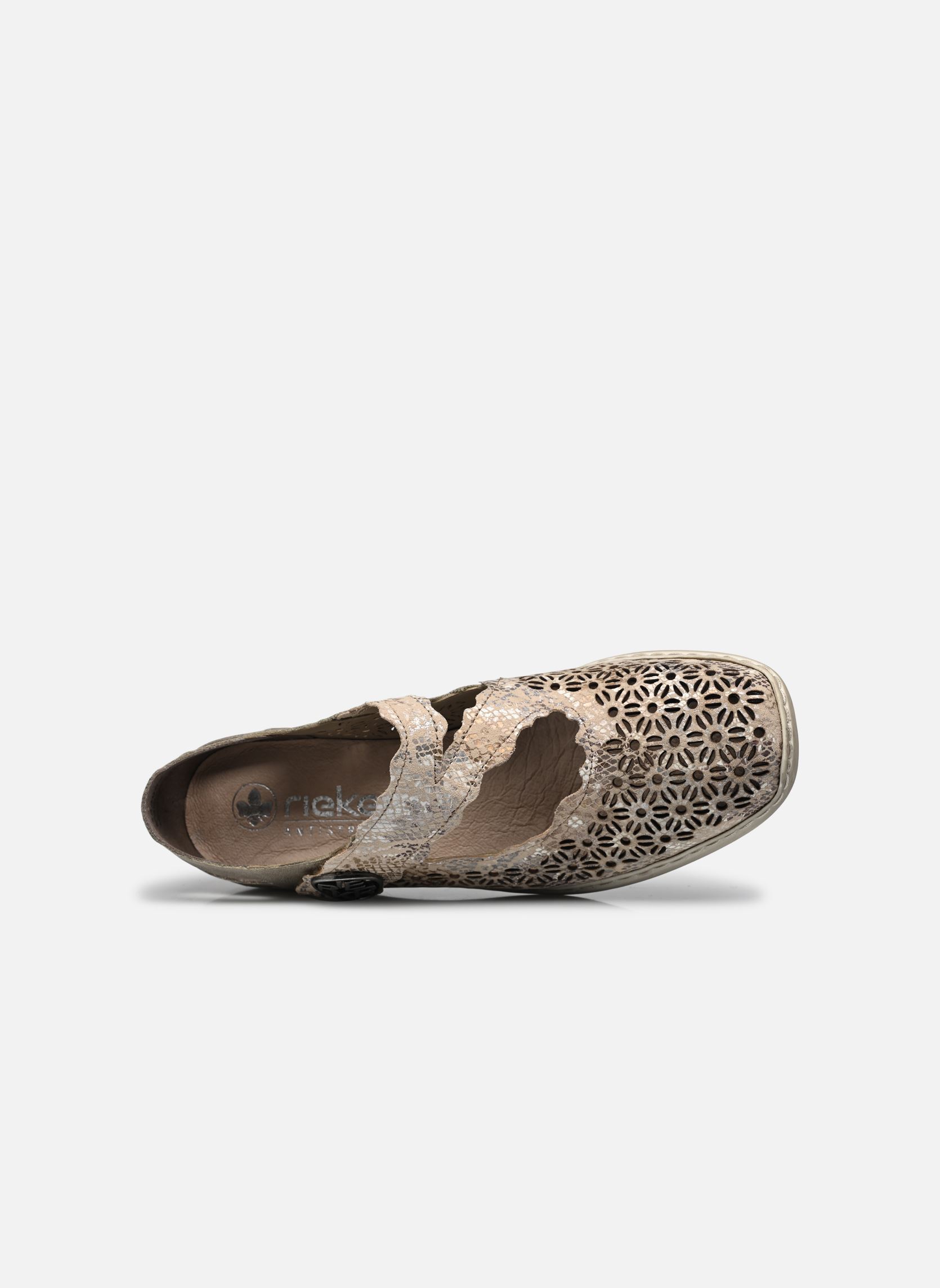 Scarpe da cerimonia Toria 413G4 donna beige Rieker Scarpe da cerimonia Toria 413G4 donna beige beige-metallic/perle