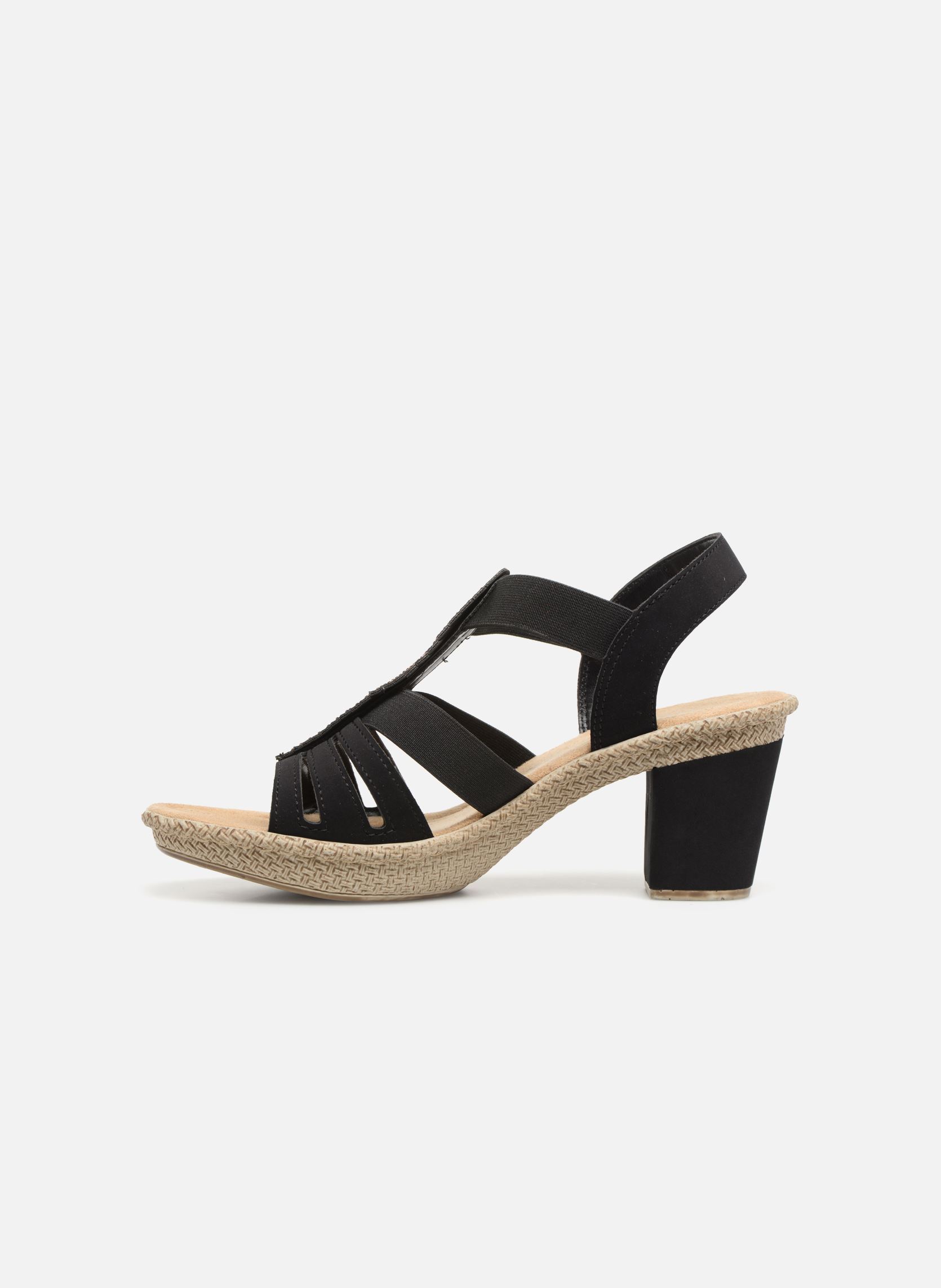 Sandales Nayeli femme noir Rieker Sandales Nayeli femme noir Noir