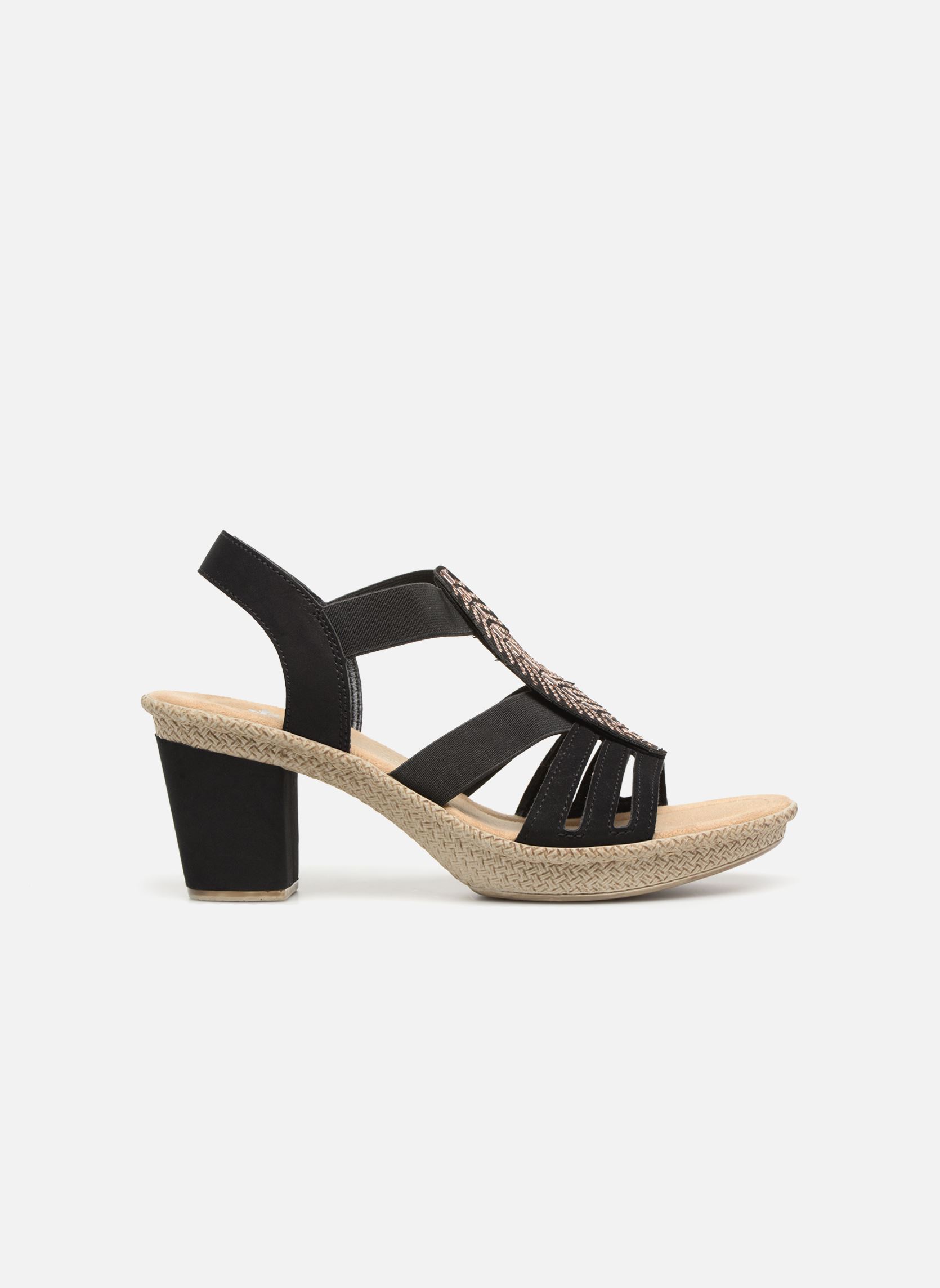 Sandales Nayeli femme noir Rieker Sandales Nayeli femme noir Noir
