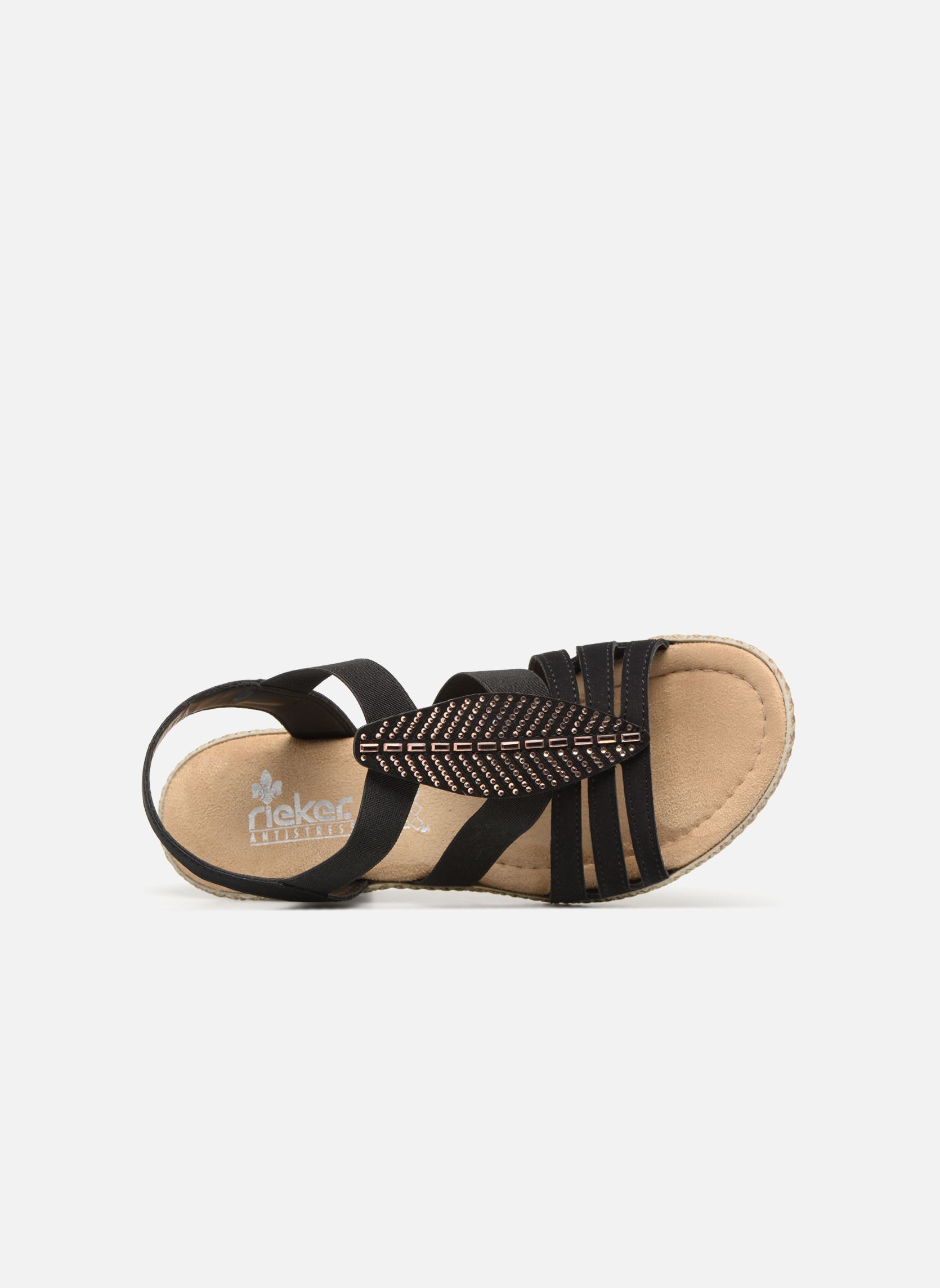 Sandales Nayeli femme noir Rieker Sandales Nayeli femme noir Noir