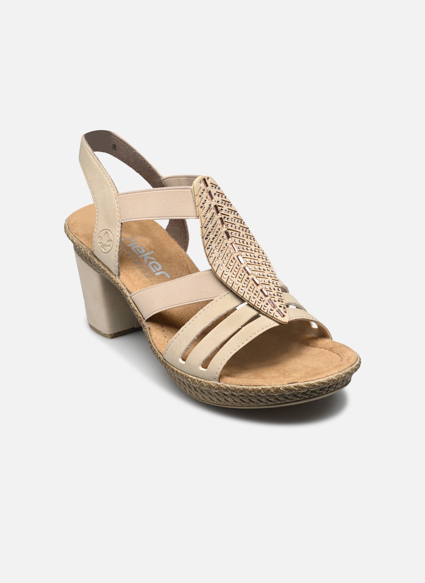 Sandalen Nayeli dames beige Rieker Sandalen Nayeli dames beige BEIGE