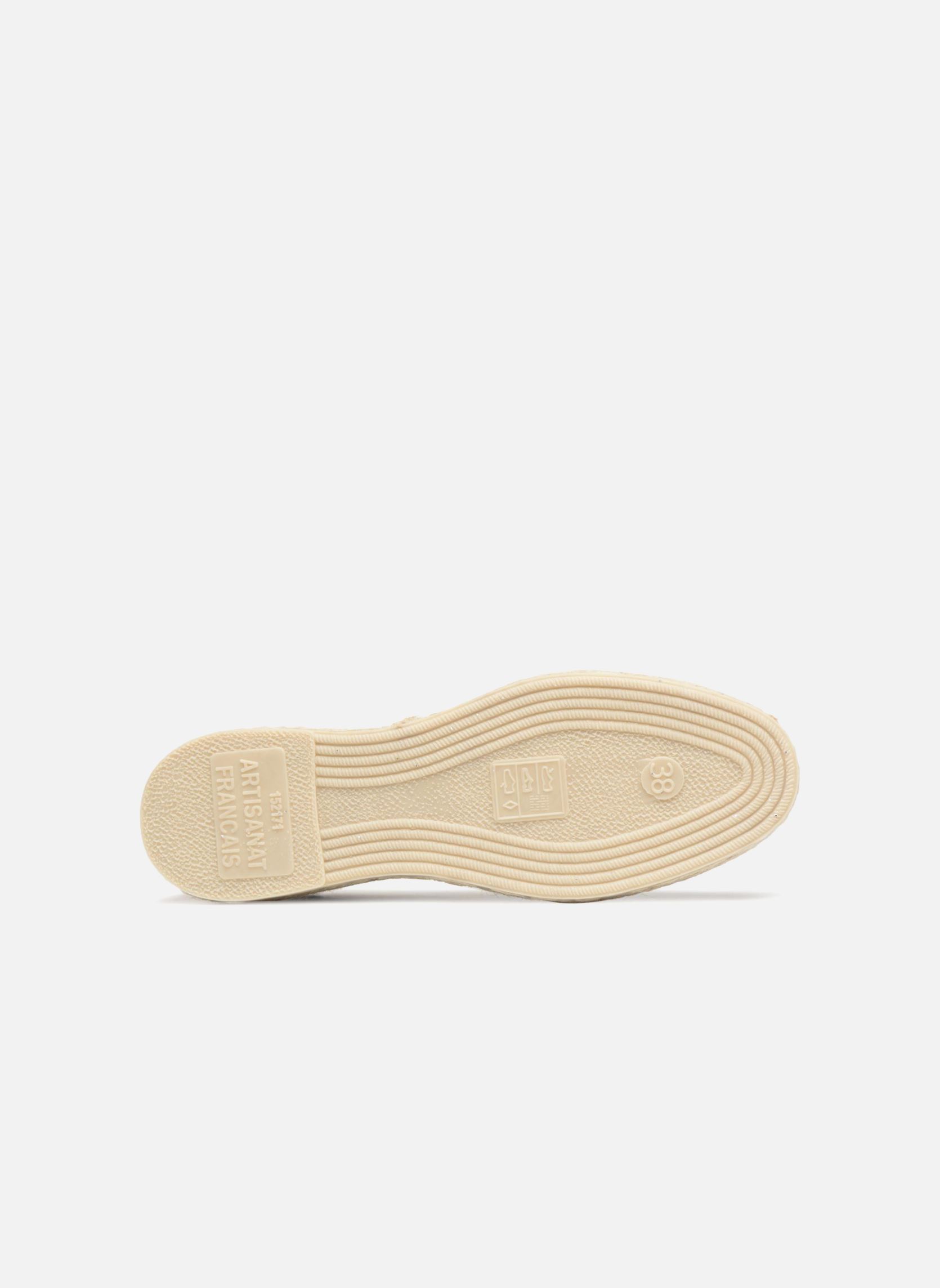 Platte espadrilles Espadrille 324 Glitter dames zilver La maison de l'espadrille Platte espadrilles Espadrille 324 Glitter dames zilver Argent