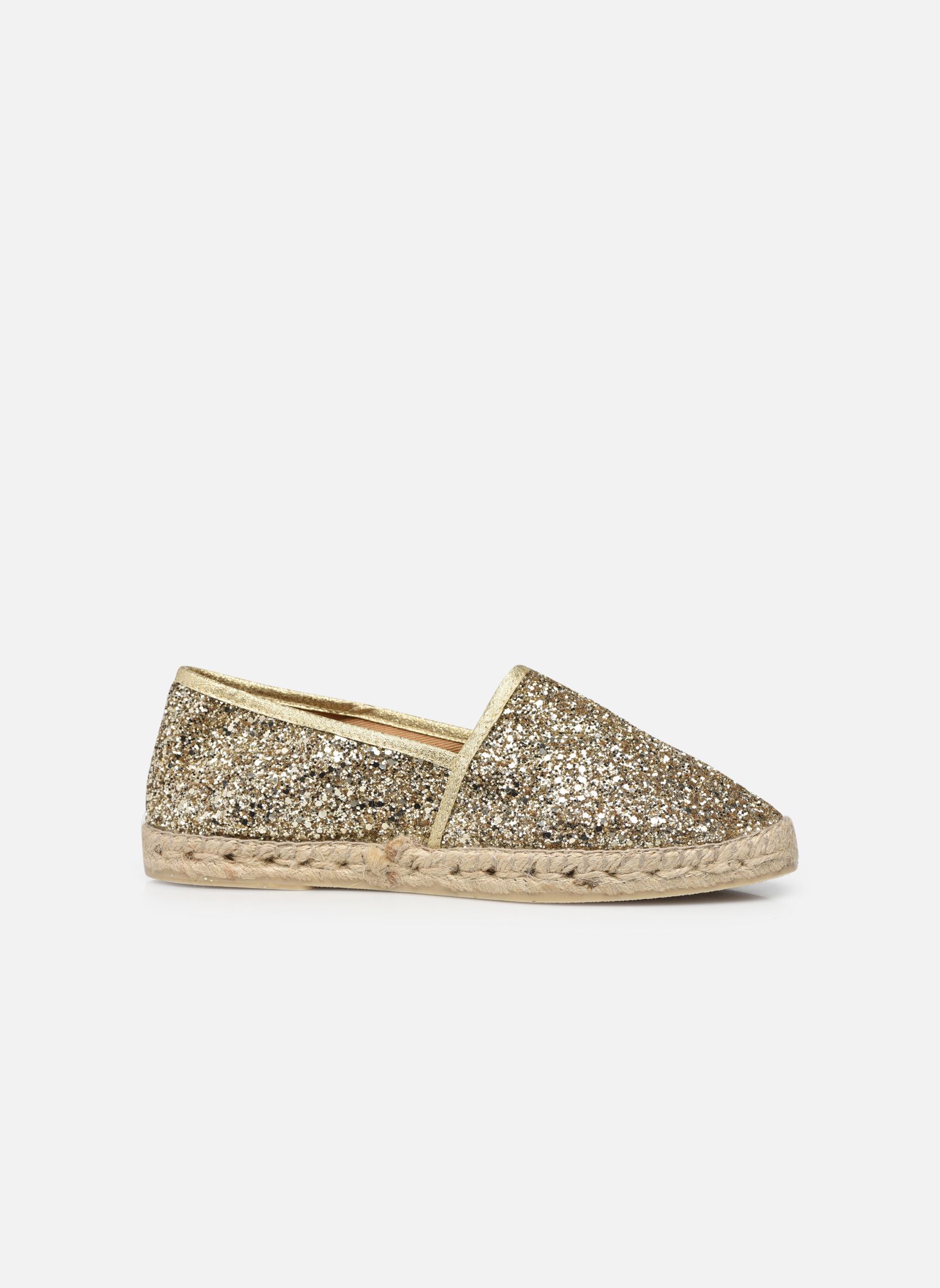 Espadrilles plates Espadrille 324 Glitter femme or et bronze La maison de l'espadrille Espadrilles plates Espadrille 324 Glitter femme or et bronze Or