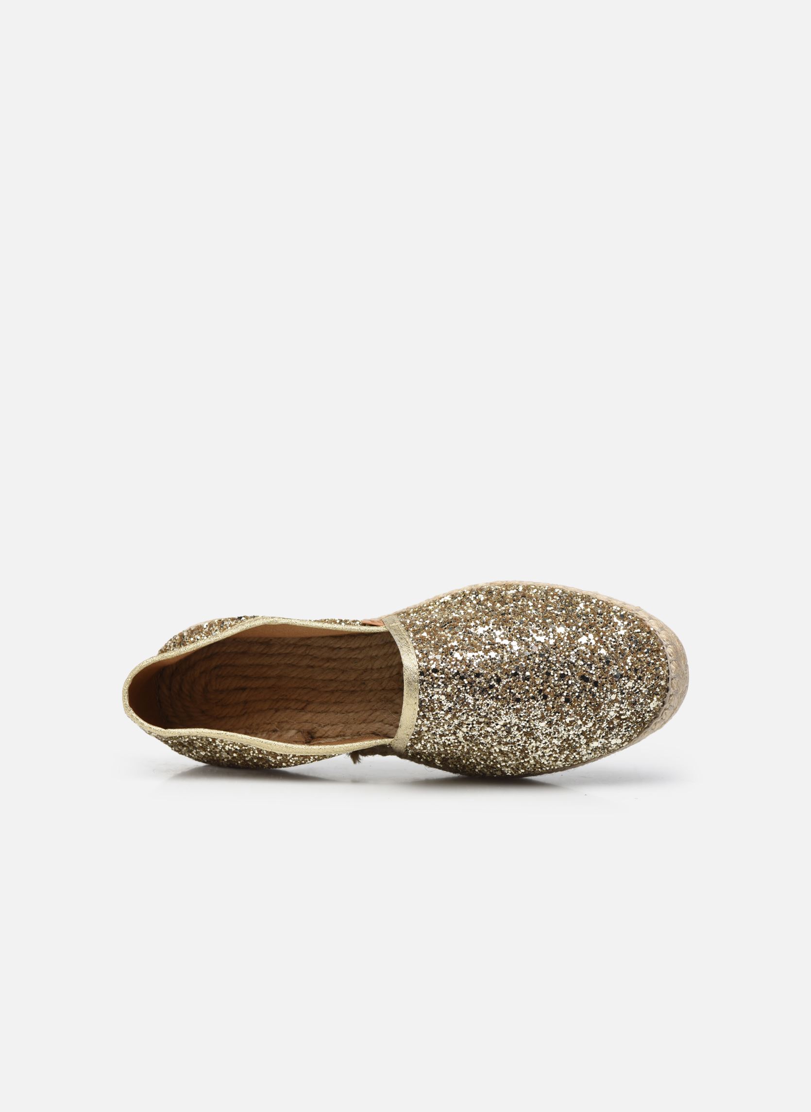 Espadrilles plates Espadrille 324 Glitter femme or et bronze La maison de l'espadrille Espadrilles plates Espadrille 324 Glitter femme or et bronze Or