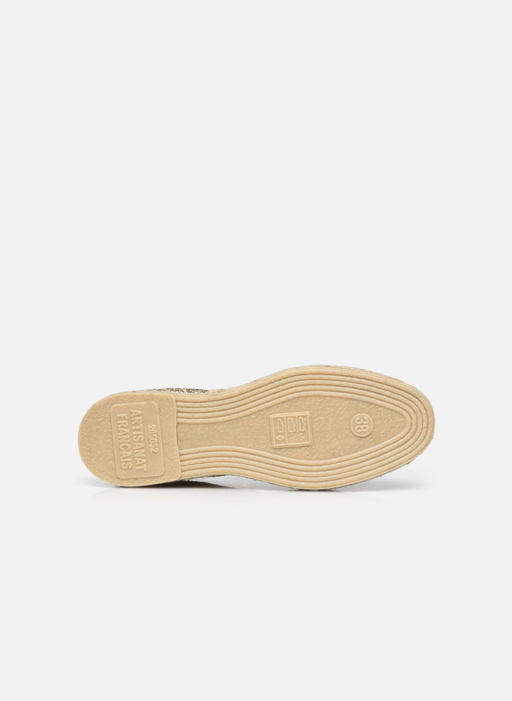Espadrilles plates Espadrille 324 Glitter femme or et bronze La maison de l'espadrille Espadrilles plates Espadrille 324 Glitter femme or et bronze Or