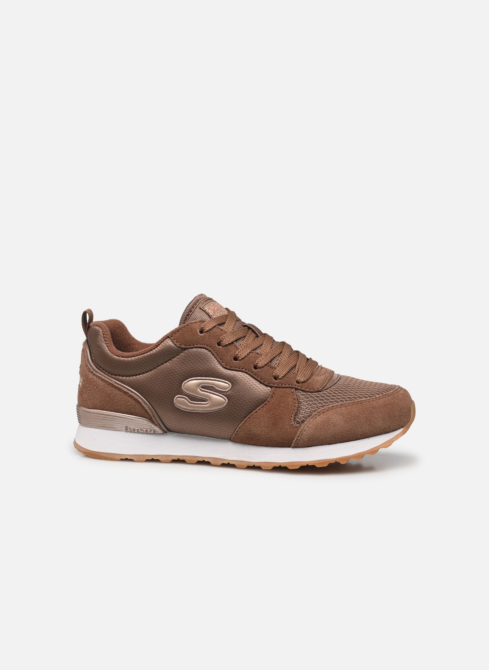 Baskets basses OG 85 Gold'n Gurl femme marron Skechers Baskets basses OG 85 Gold'n Gurl femme marron CHOC