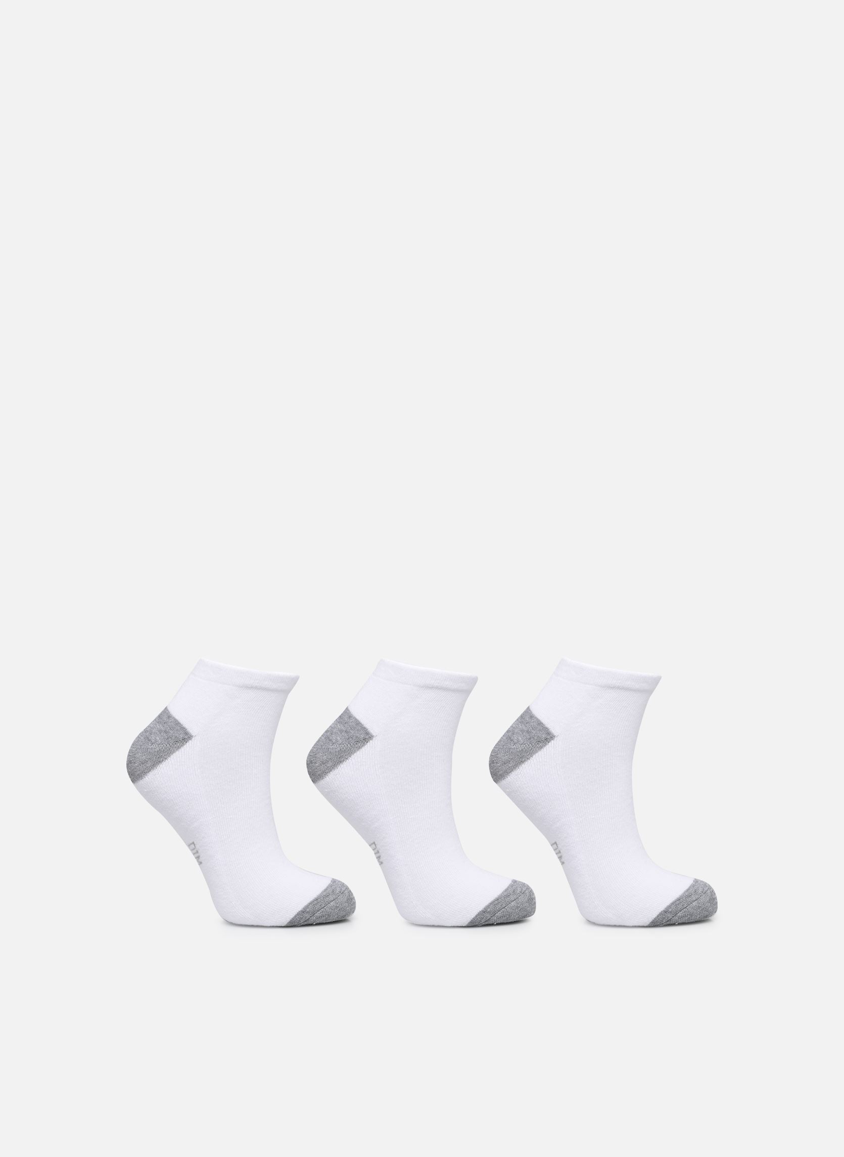 Korte sokken Ecodim Sport Socquettes Courtes X3 heren wit Dim Korte sokken Ecodim Sport Socquettes Courtes X3 heren wit BLANC