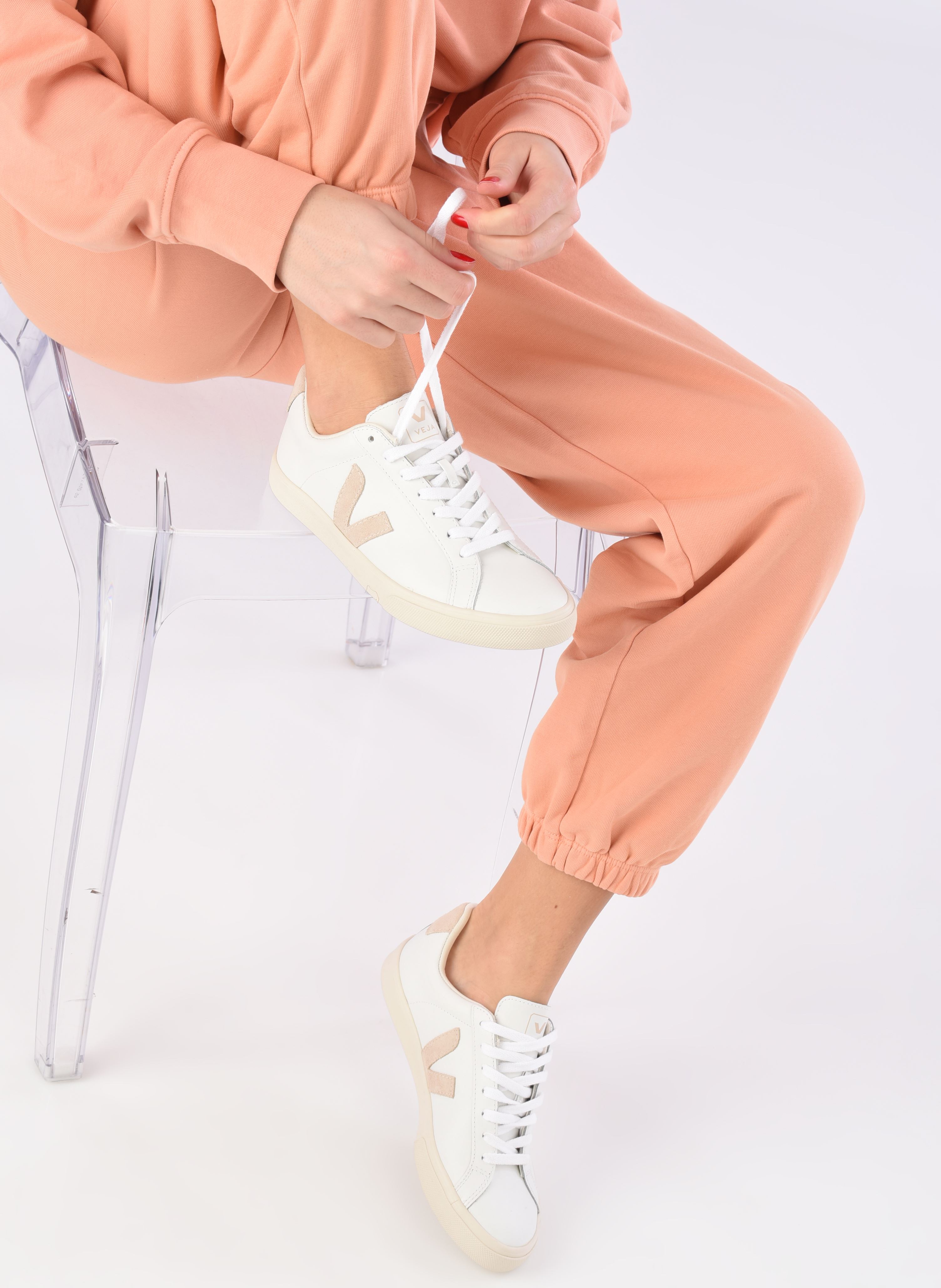 Baskets basses Esplar W femme blanc Veja Baskets basses Esplar W femme blanc Extra White Sable