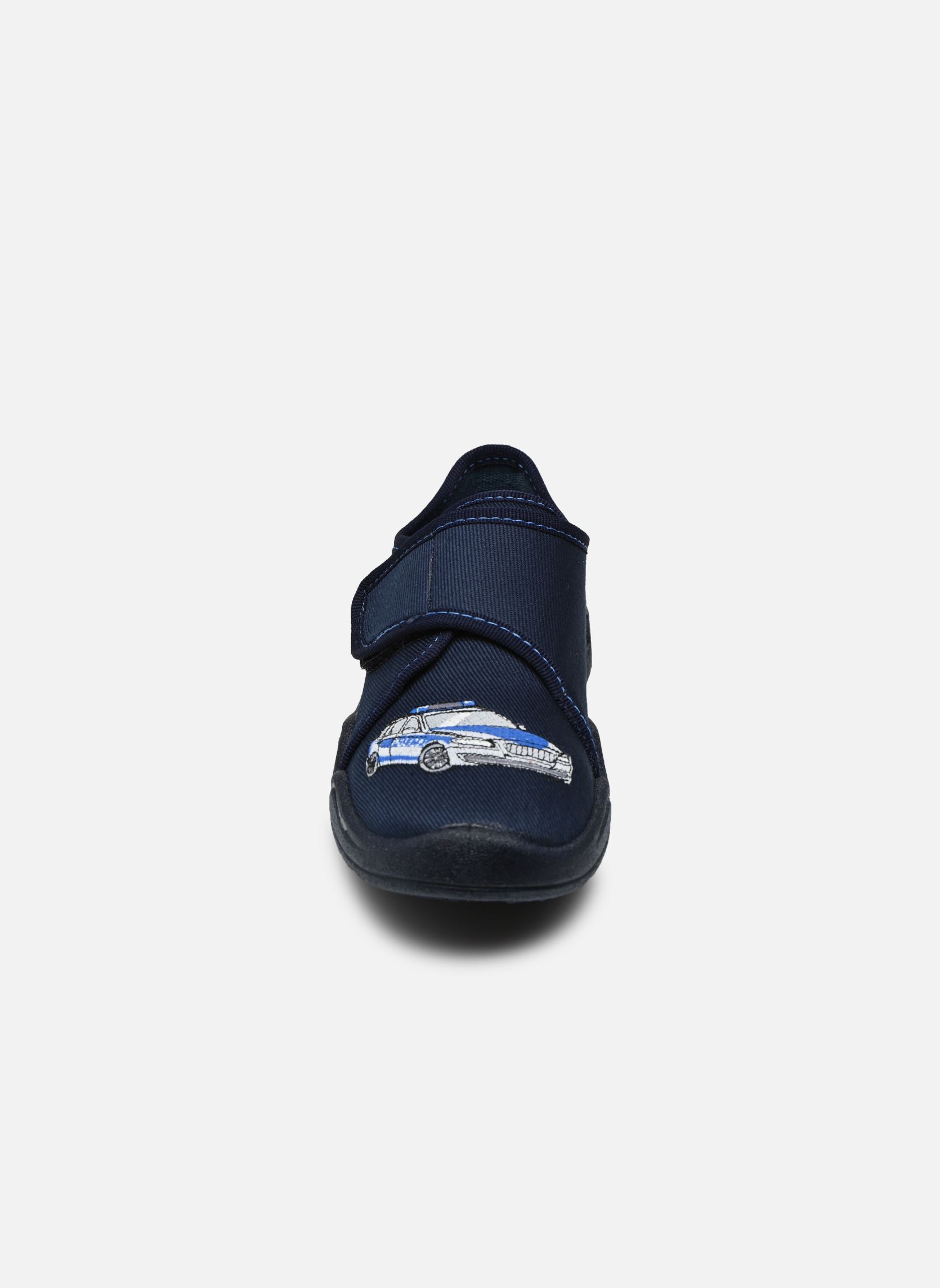 Hausschuhe Benny jungen blau Superfit Hausschuhe Benny jungen blau BLEU/BLANC