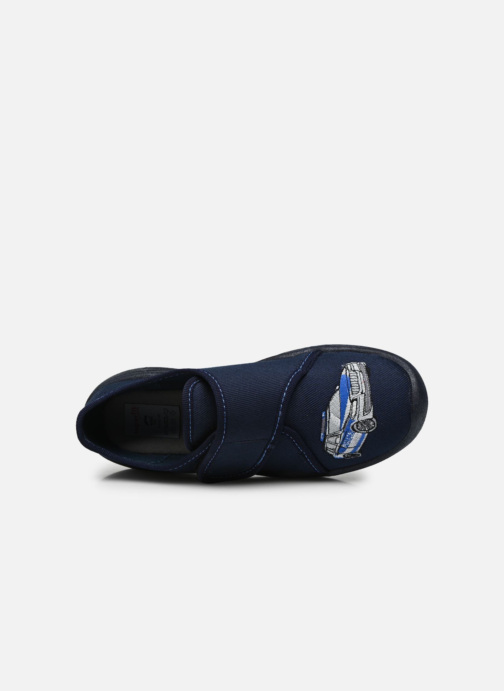 Hausschuhe Benny jungen blau Superfit Hausschuhe Benny jungen blau BLEU/BLANC