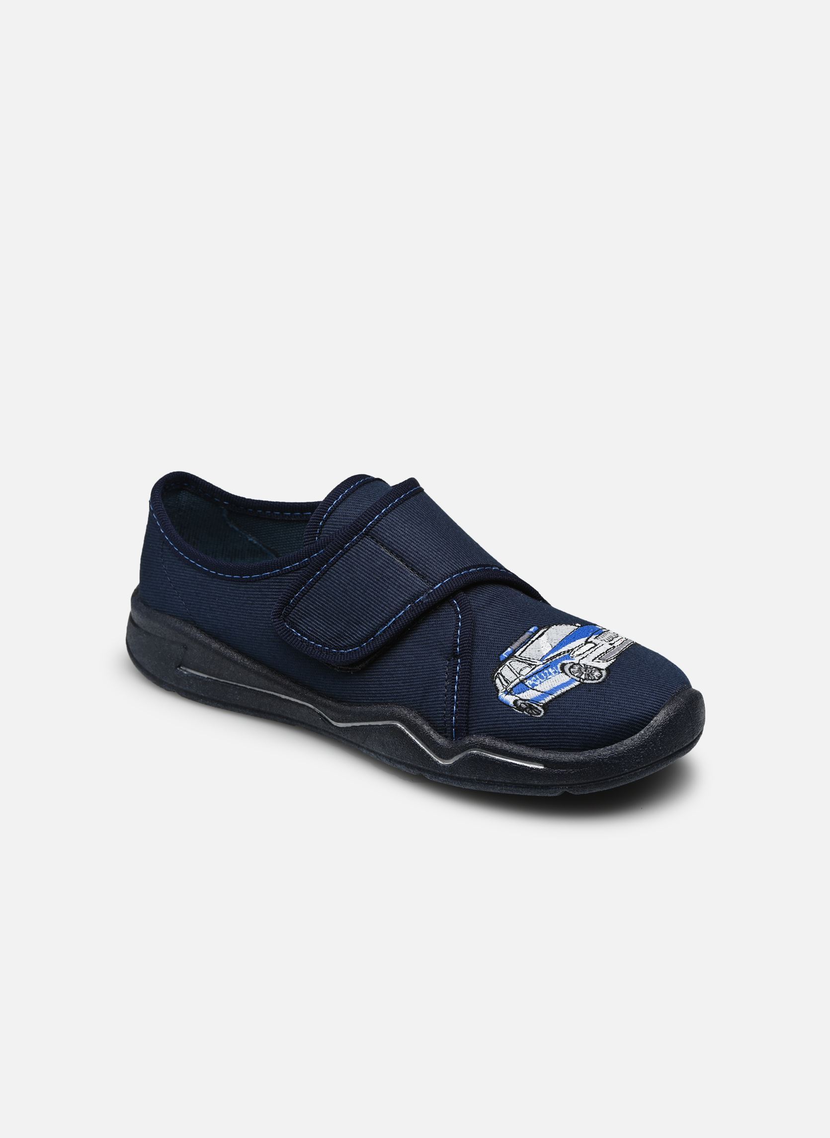 Hausschuhe Benny jungen blau Superfit Hausschuhe Benny jungen blau BLEU/BLANC