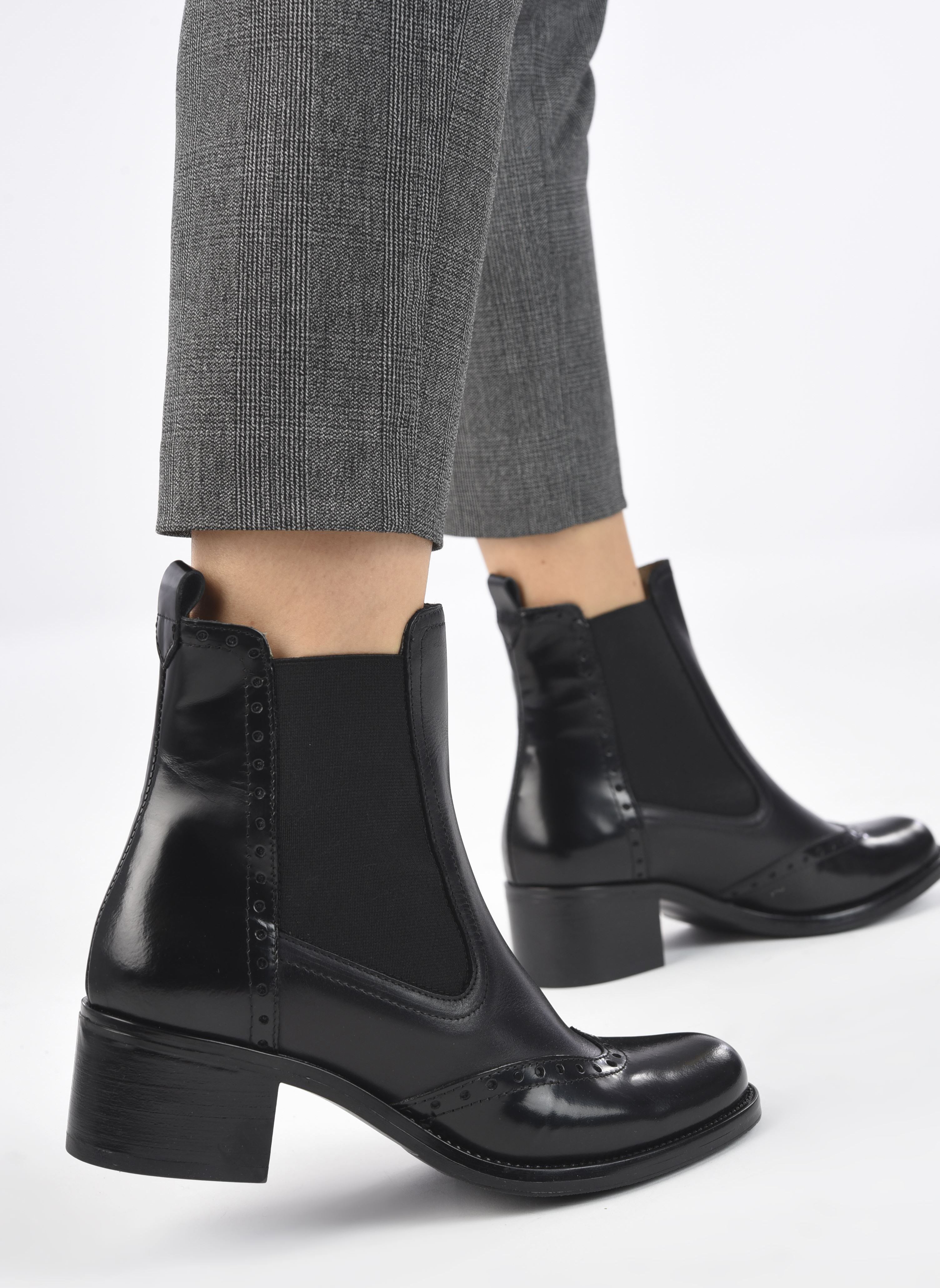 Niedrige Ankle Boots Nouccia damen schwarz Georgia Rose Niedrige Ankle Boots Nouccia damen schwarz NOIR