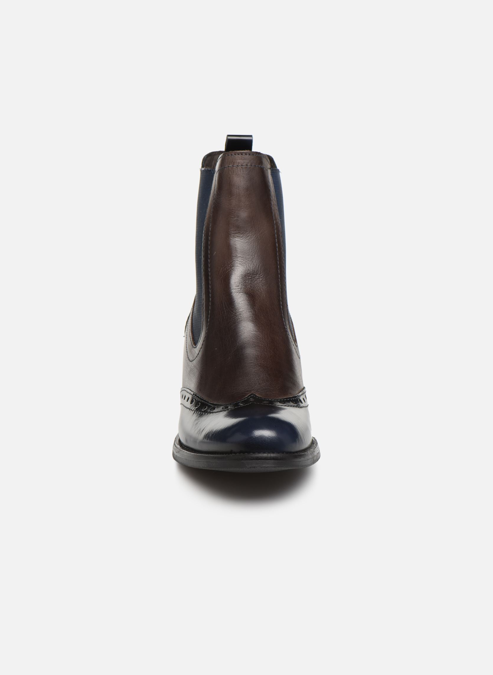 Bottines basses Nouccia femme bleu Georgia Rose Bottines basses Nouccia femme bleu CUIR MARINE