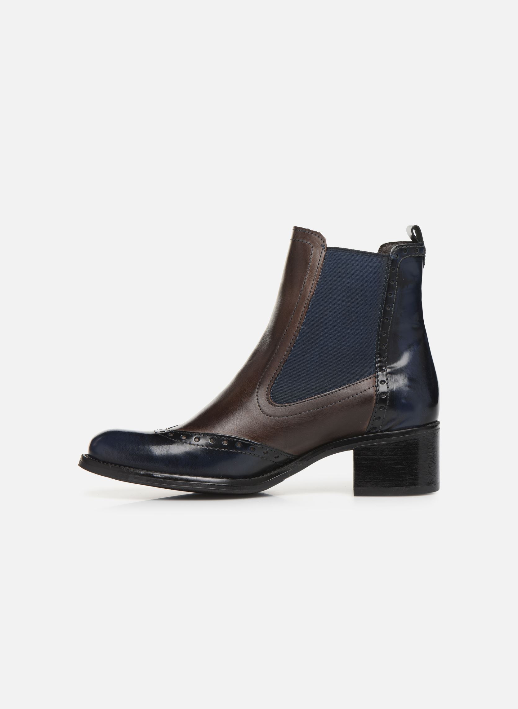 Bottines basses Nouccia femme bleu Georgia Rose Bottines basses Nouccia femme bleu CUIR MARINE