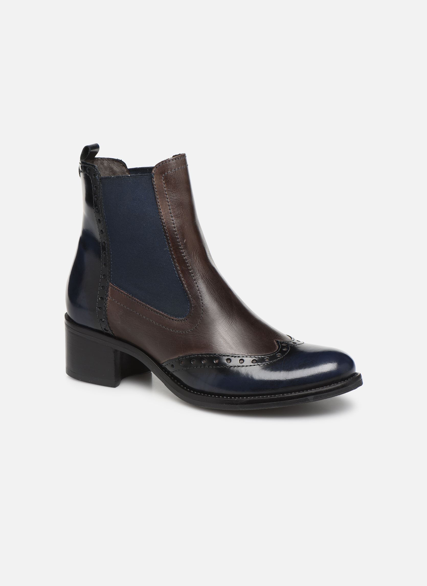 Bottines basses Nouccia femme bleu Georgia Rose Bottines basses Nouccia femme bleu CUIR MARINE
