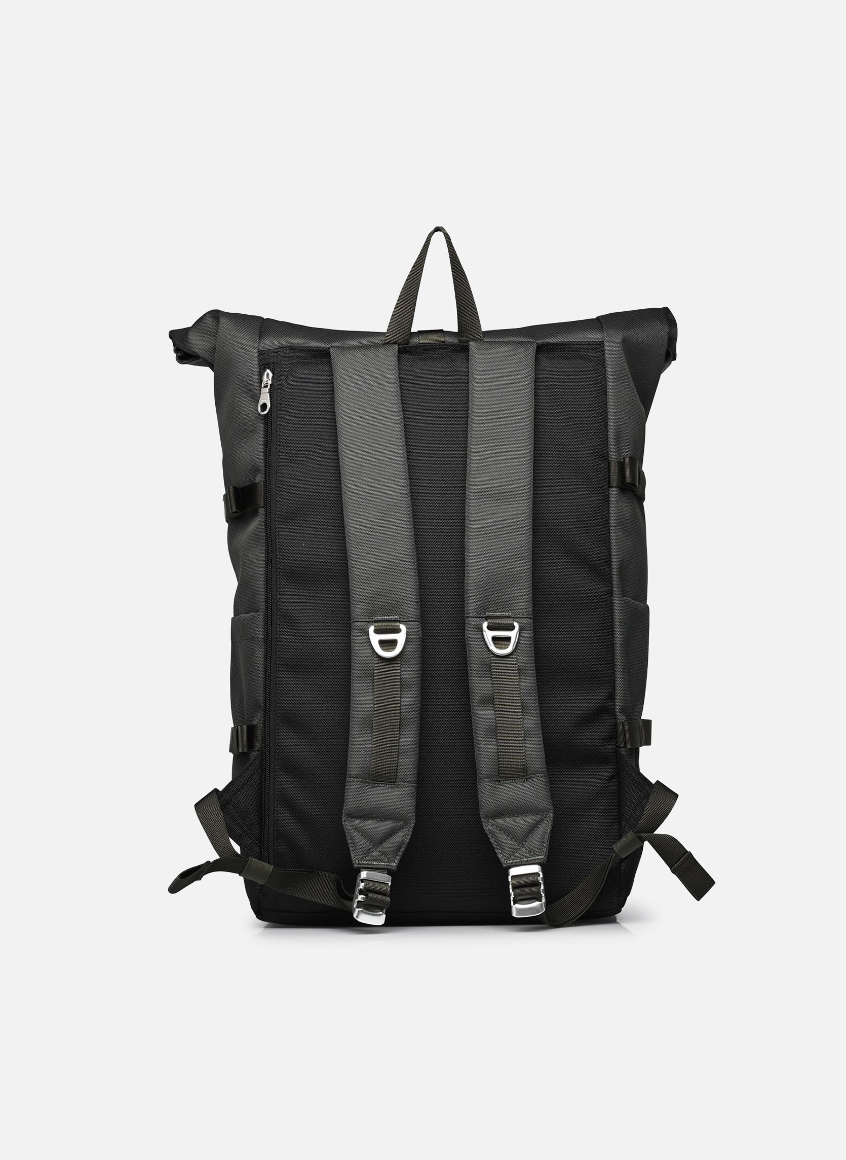 Rucksäcke Icon Rolltop Backpack L grün SANDQVIST Rucksäcke Icon Rolltop Backpack L grün Dawn Green with dark brown lea