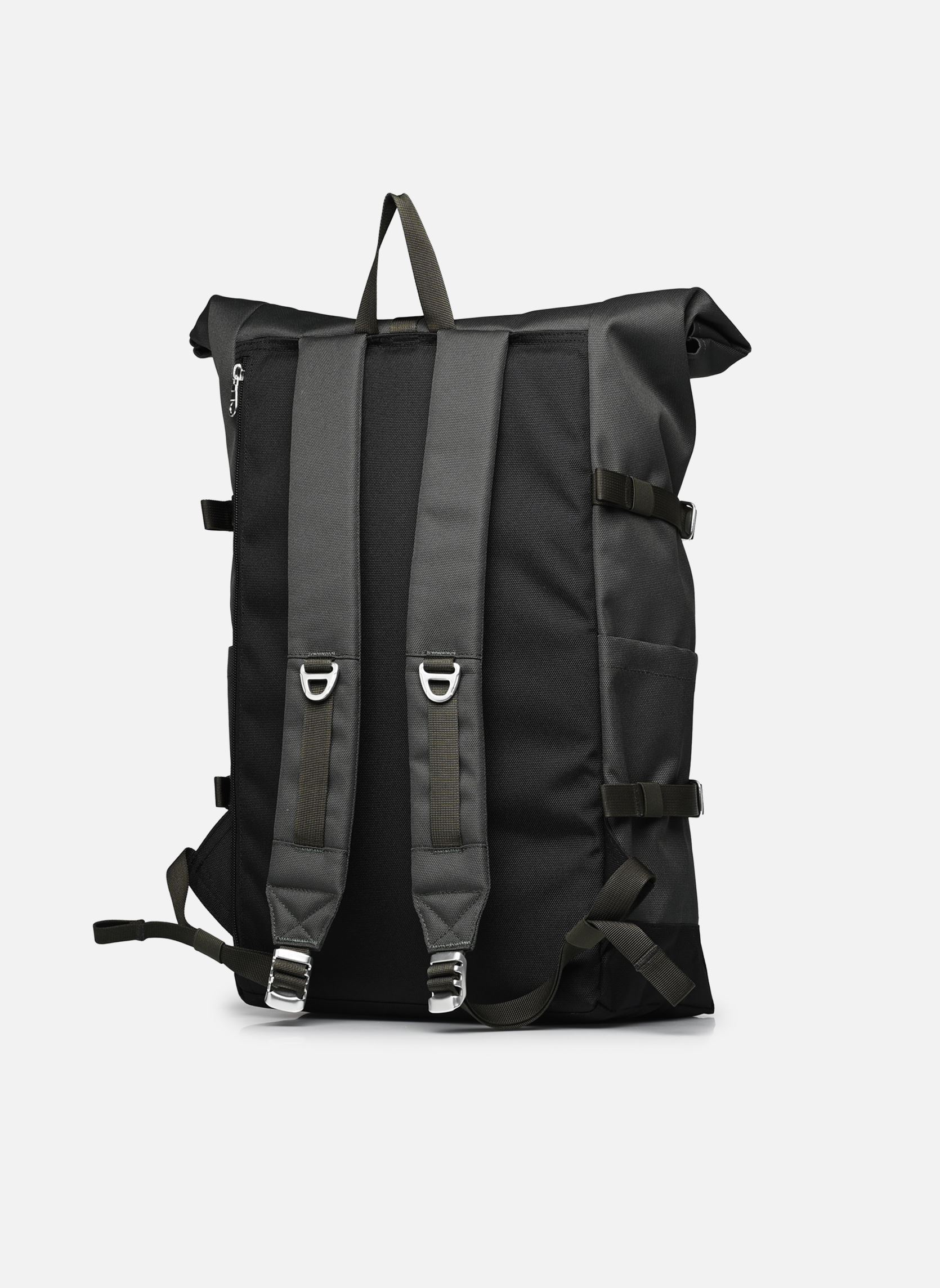 Rucksäcke Icon Rolltop Backpack L grün SANDQVIST Rucksäcke Icon Rolltop Backpack L grün Dawn Green with dark brown lea