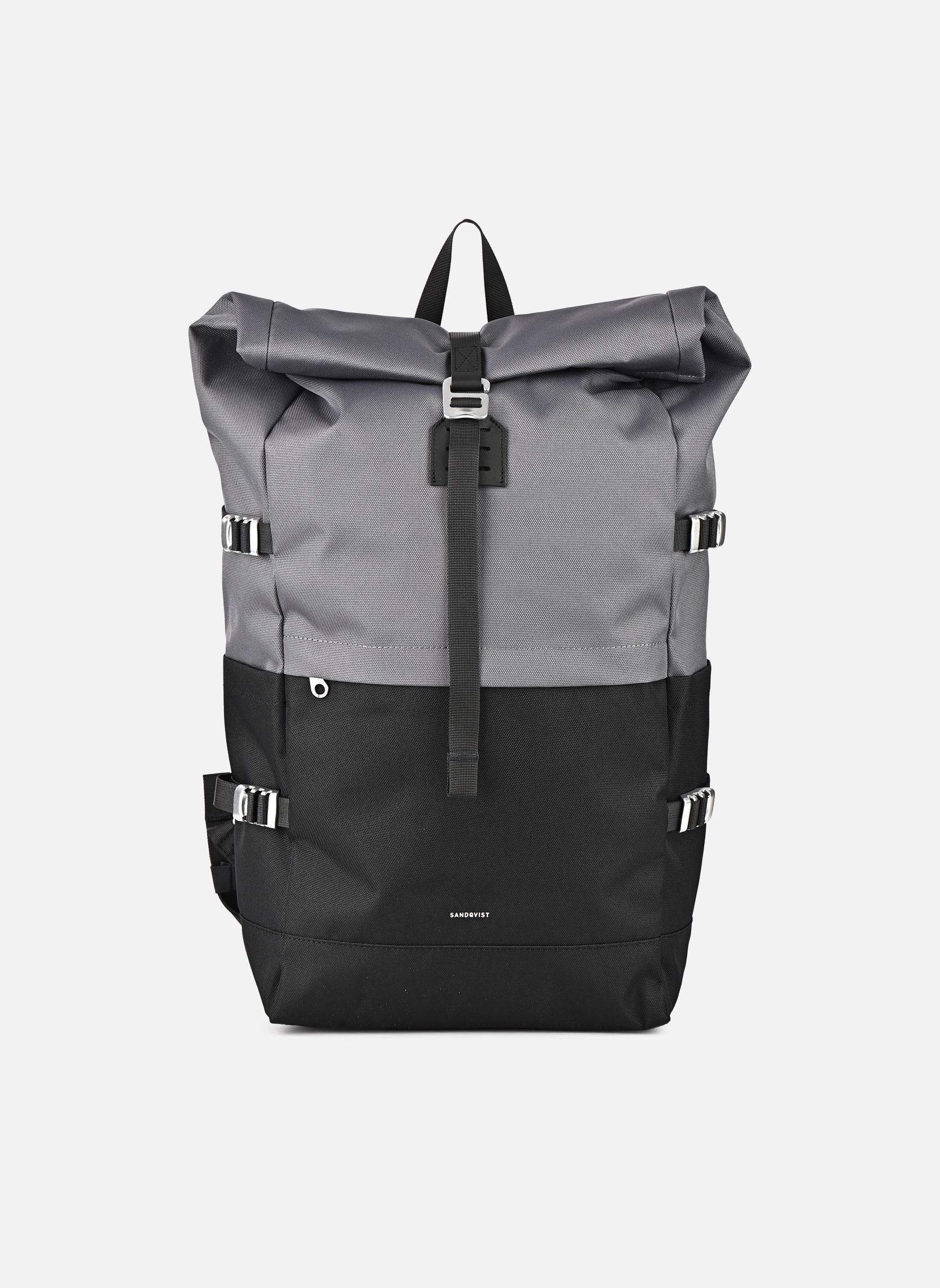 Sacs à dos Icon Rolltop Backpack L noir SANDQVIST Sacs à dos Icon Rolltop Backpack L noir Multi dark with black leather