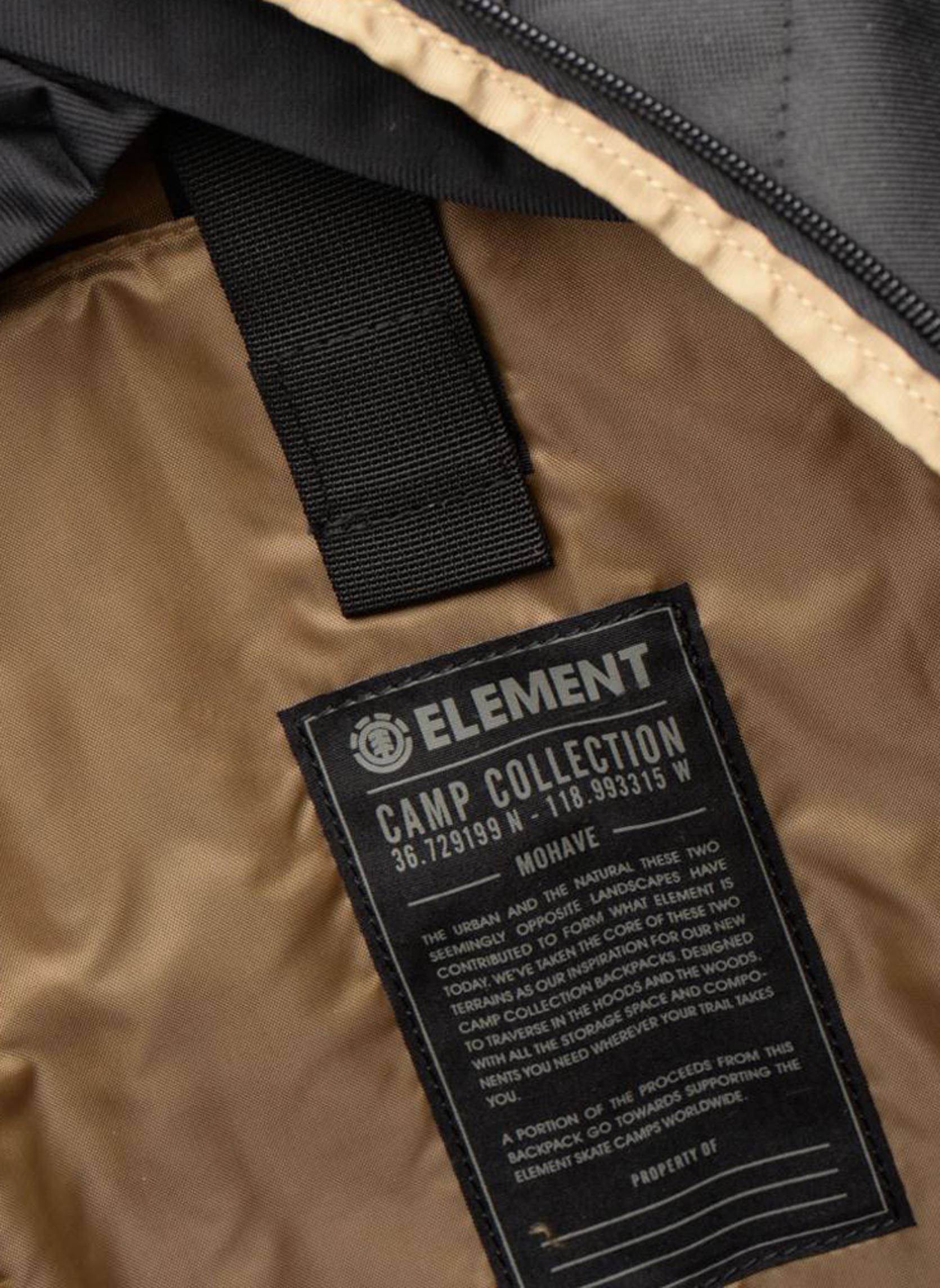Sacs à dos MOHAVE BPK homme noir Element Sacs à dos MOHAVE BPK homme noir FLINT BLACK