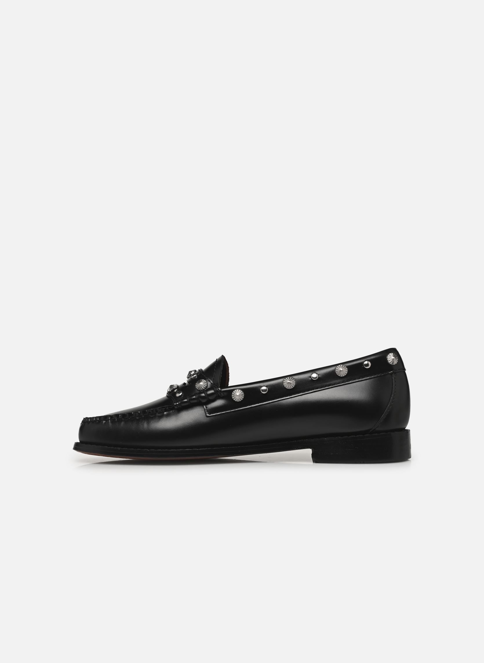 Mocassins WEEJUN WMN Penny Stud femme noir G.H. Bass Mocassins WEEJUN WMN Penny Stud femme noir Black Lthr