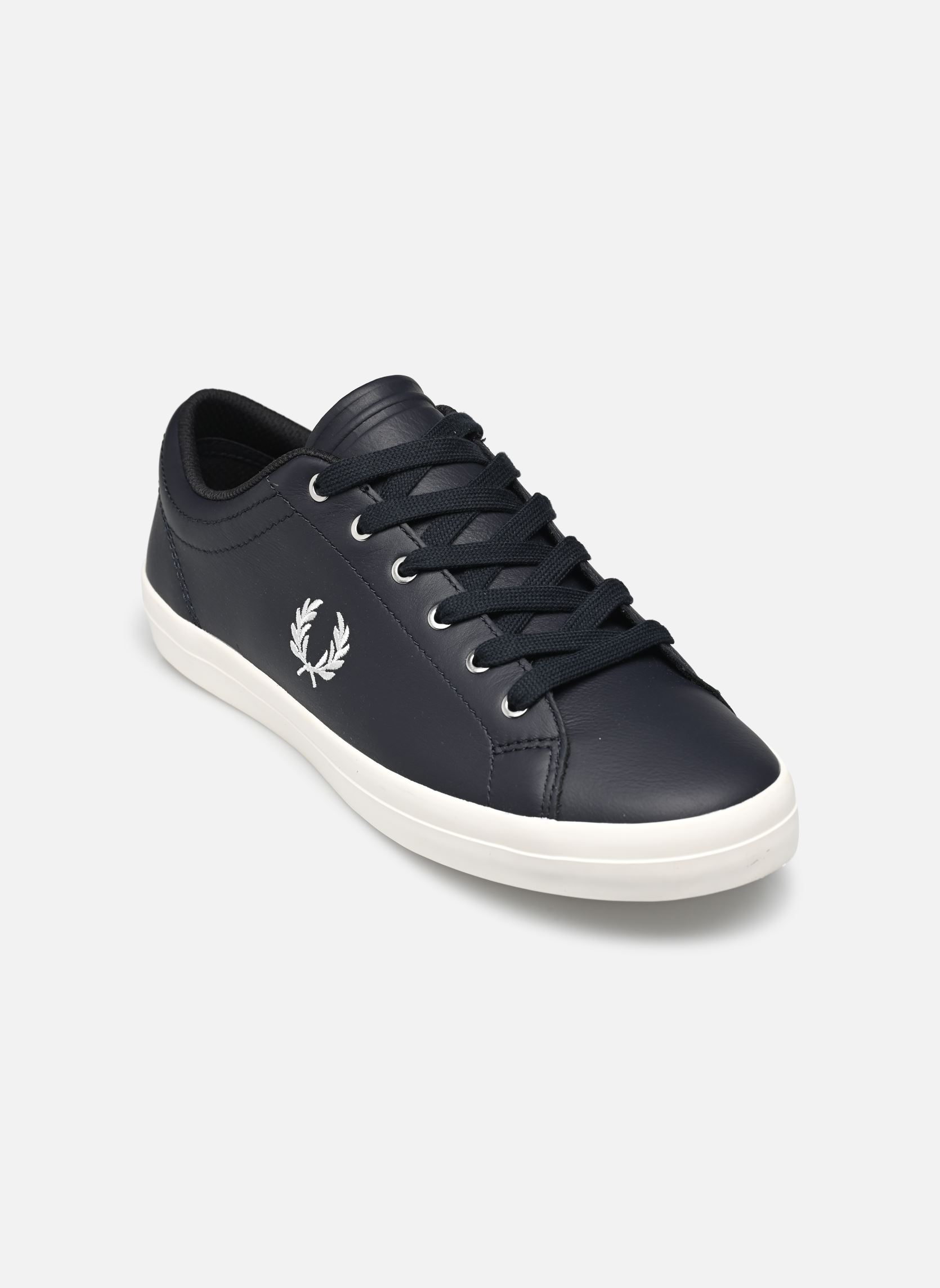 Niedrige Sneaker Baseline Leather herren blau Fred Perry Niedrige Sneaker Baseline Leather herren blau NAVY SNOW WHITE