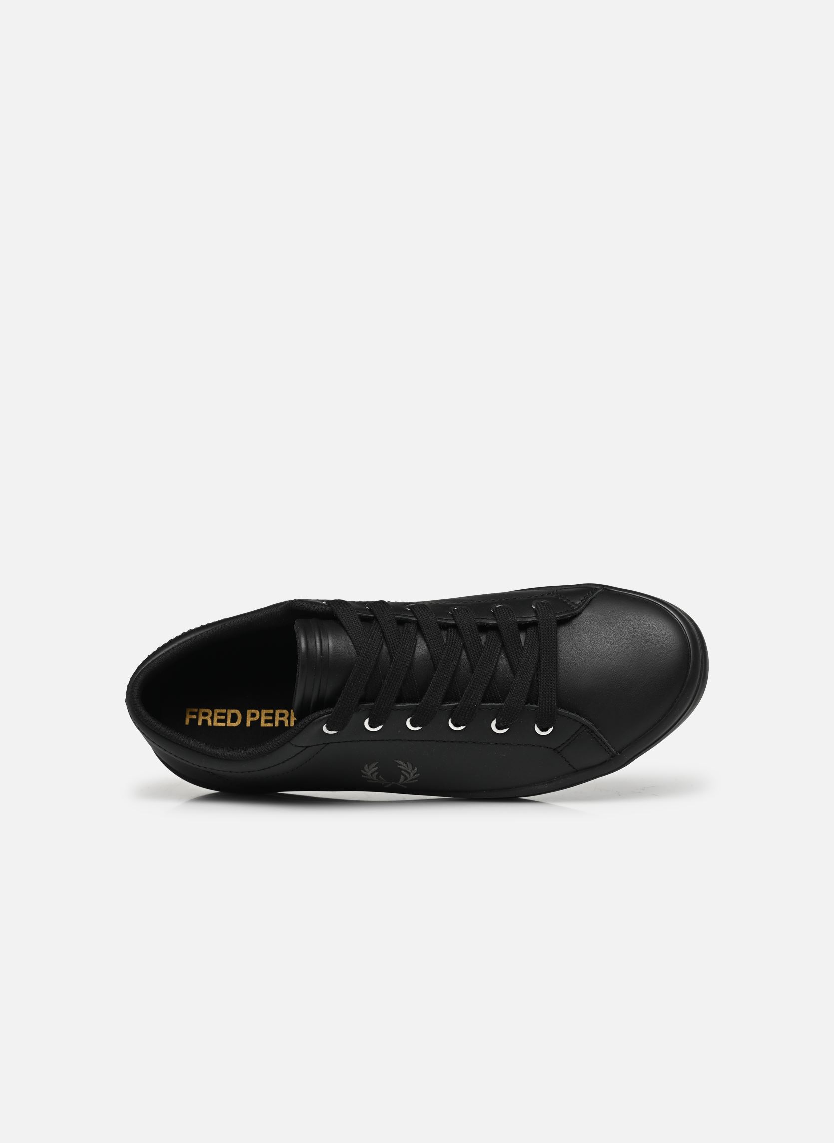 Baskets basses Baseline Leather homme noir Fred Perry Baskets basses Baseline Leather homme noir BLACK LR WGRE