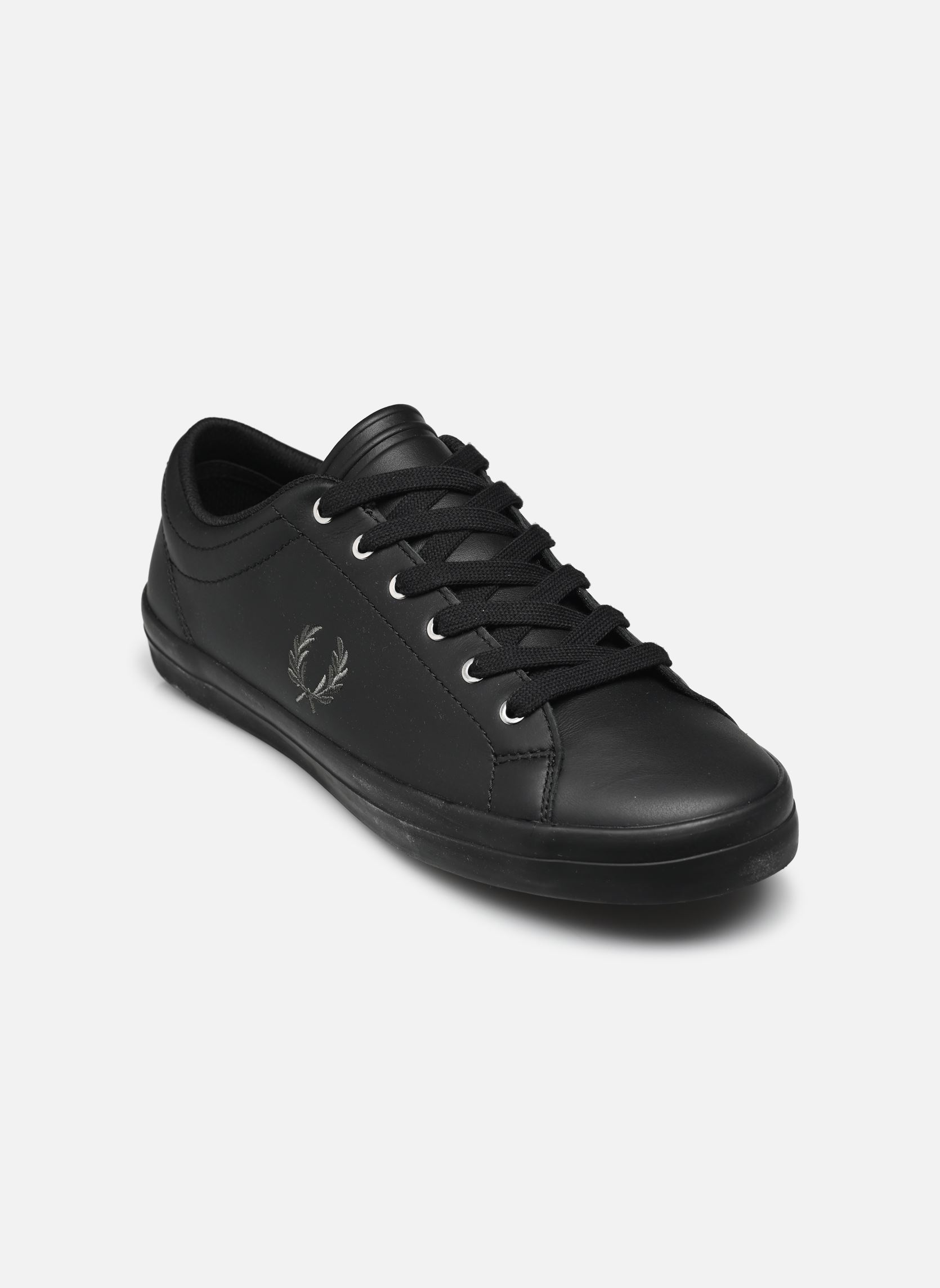 Baskets basses Baseline Leather homme noir Fred Perry Baskets basses Baseline Leather homme noir BLACK LR WGRE