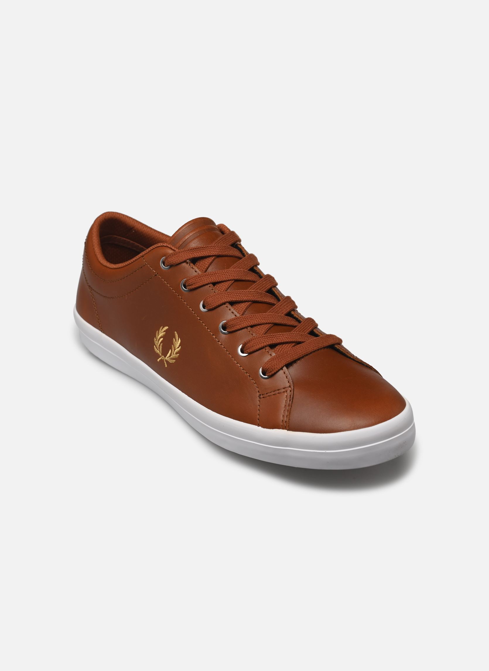 Baskets basses Baseline Leather homme marron Fred Perry Baskets basses Baseline Leather homme marron TAN 2