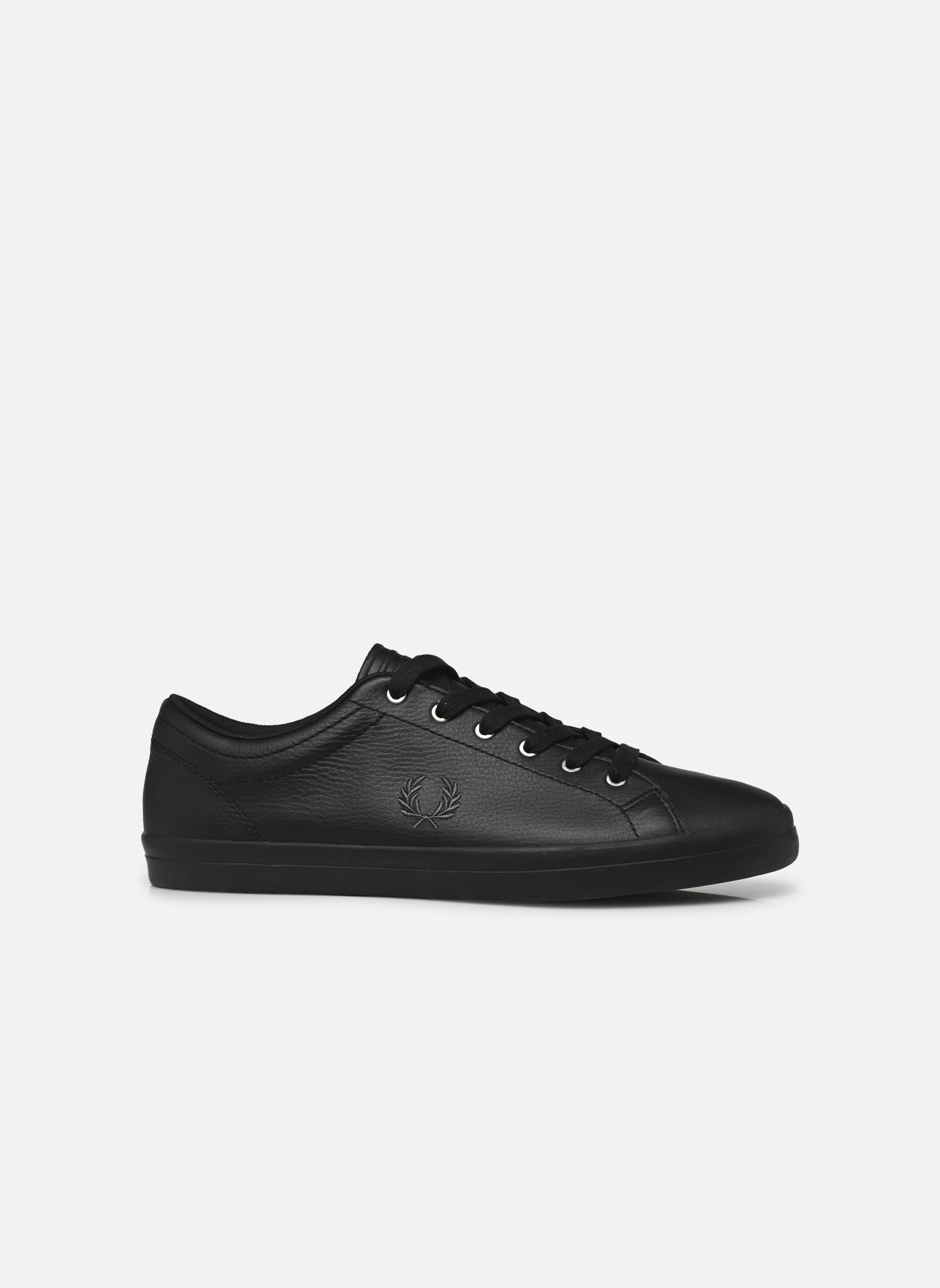 Baskets basses Baseline Leather homme noir Fred Perry Baskets basses Baseline Leather homme noir BLACK/LR WGRE