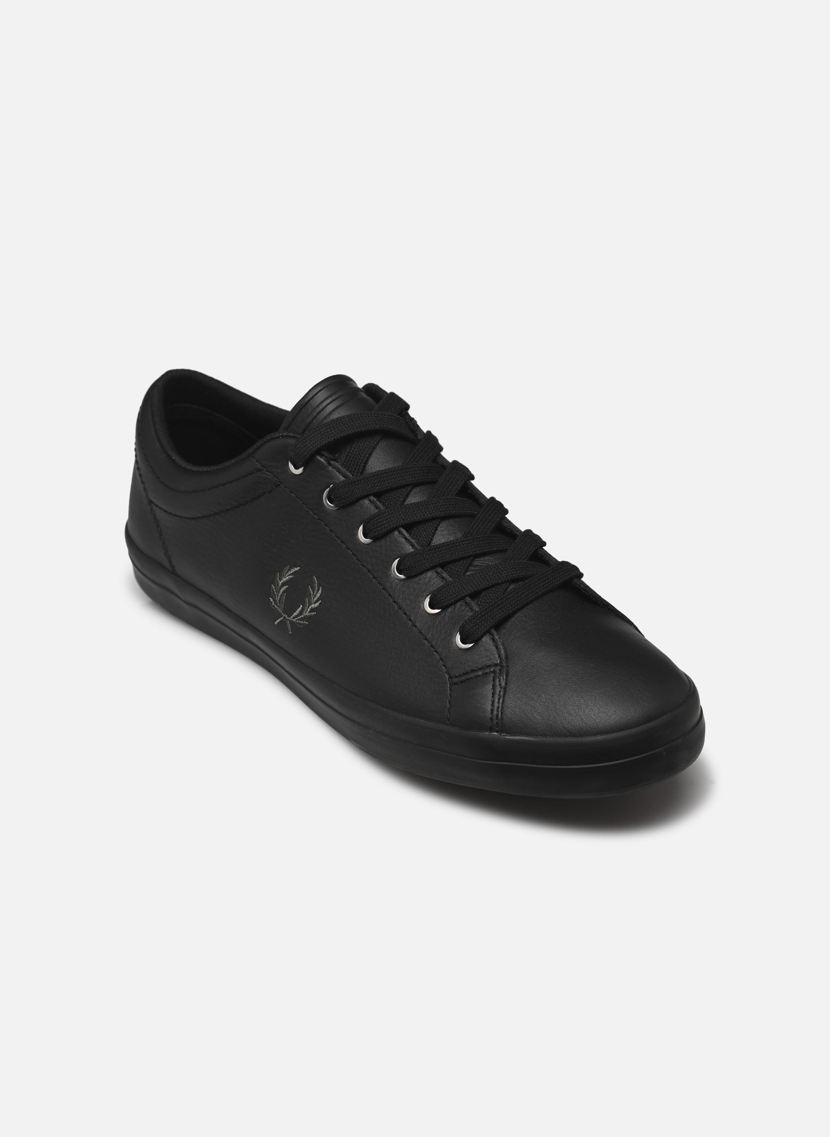 Baskets basses Baseline Leather homme noir Fred Perry Baskets basses Baseline Leather homme noir BLACK/LR WGRE