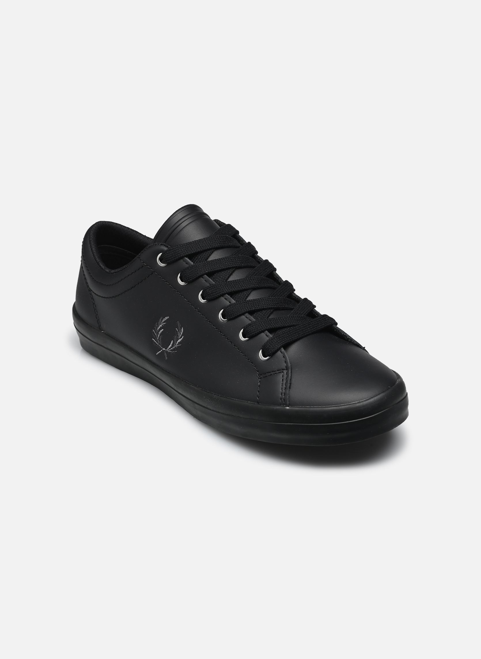 Niedrige Sneaker Baseline Leather herren schwarz Fred Perry Niedrige Sneaker Baseline Leather herren schwarz BLACK 3