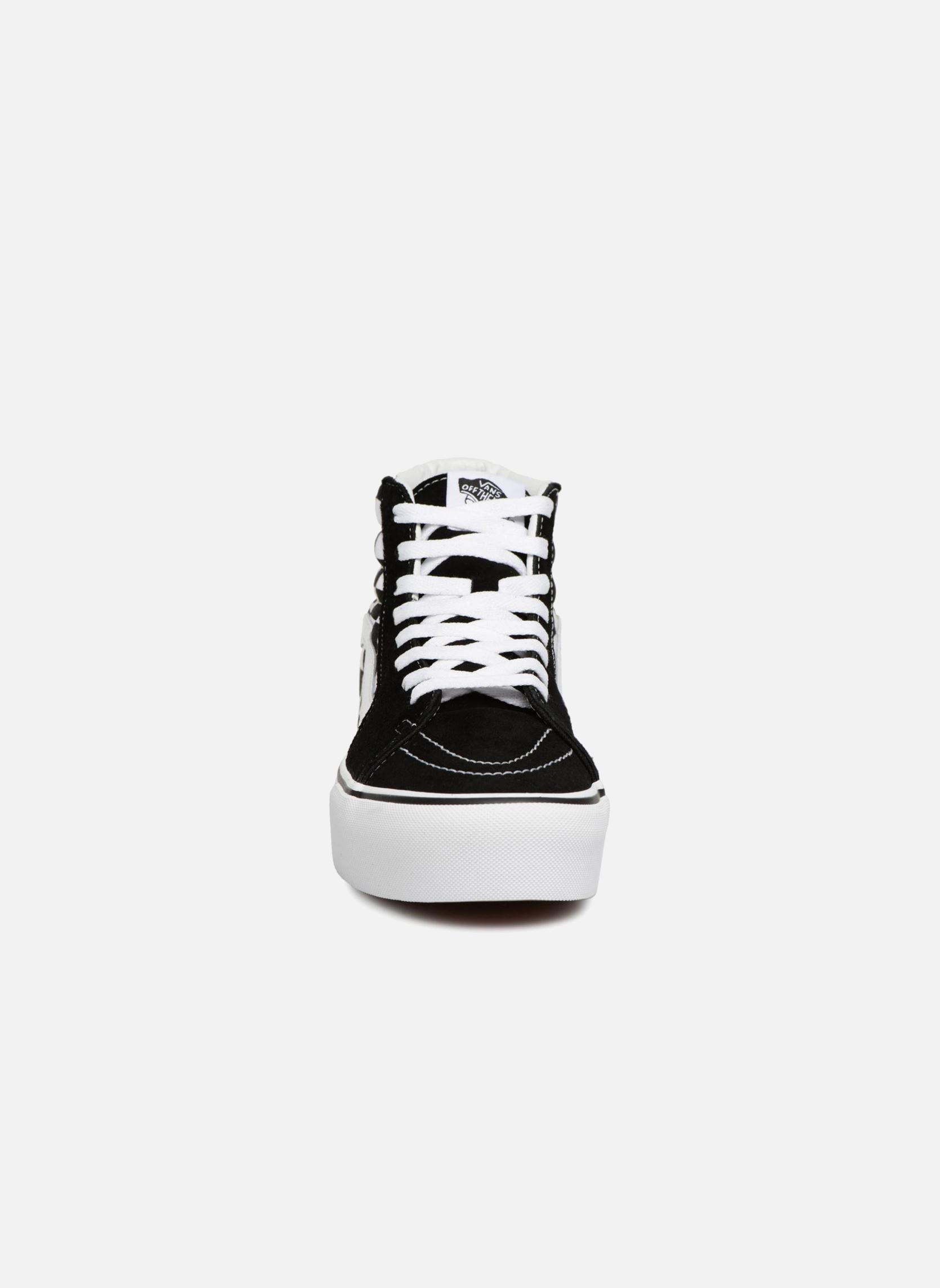 Niedrige Sneaker SK8 Hi Platform damen schwarz Vans Niedrige Sneaker SK8 Hi Platform damen schwarz CHECKERBOARDTRUE WHITE
