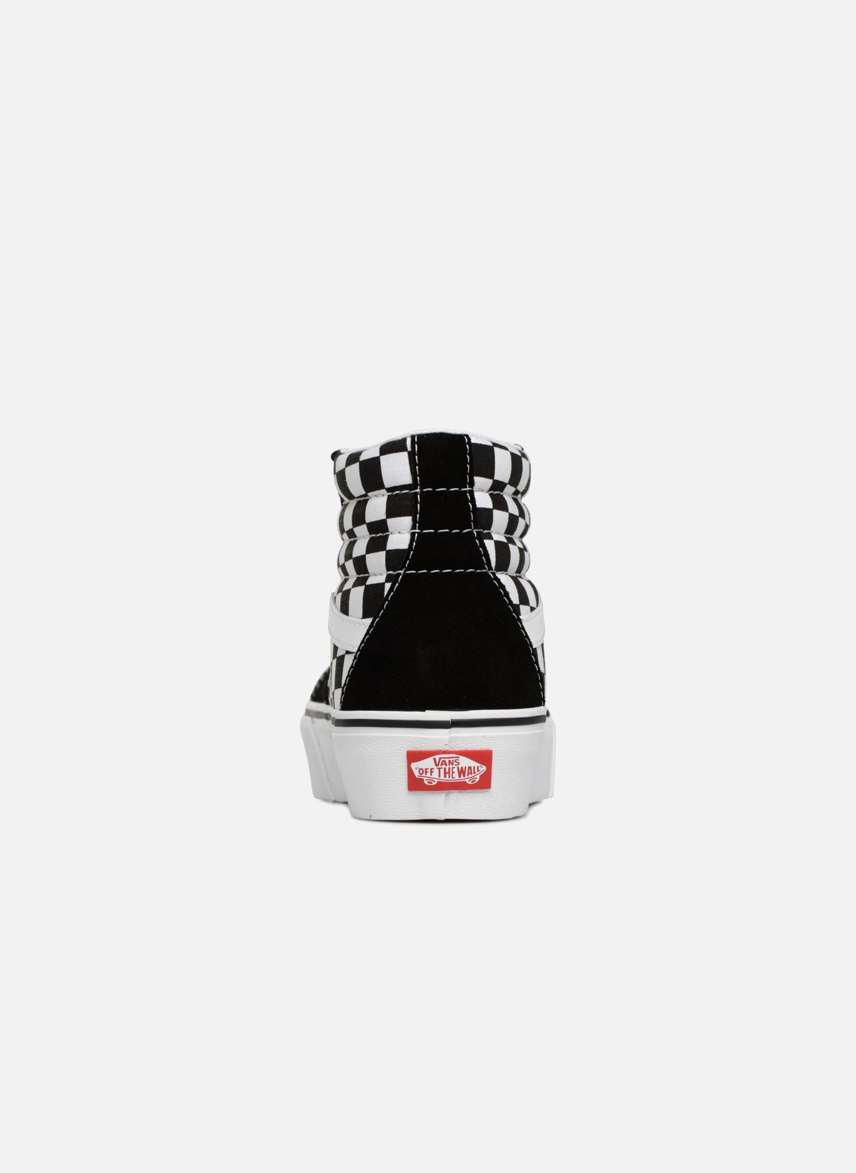 Niedrige Sneaker SK8 Hi Platform damen schwarz Vans Niedrige Sneaker SK8 Hi Platform damen schwarz CHECKERBOARDTRUE WHITE