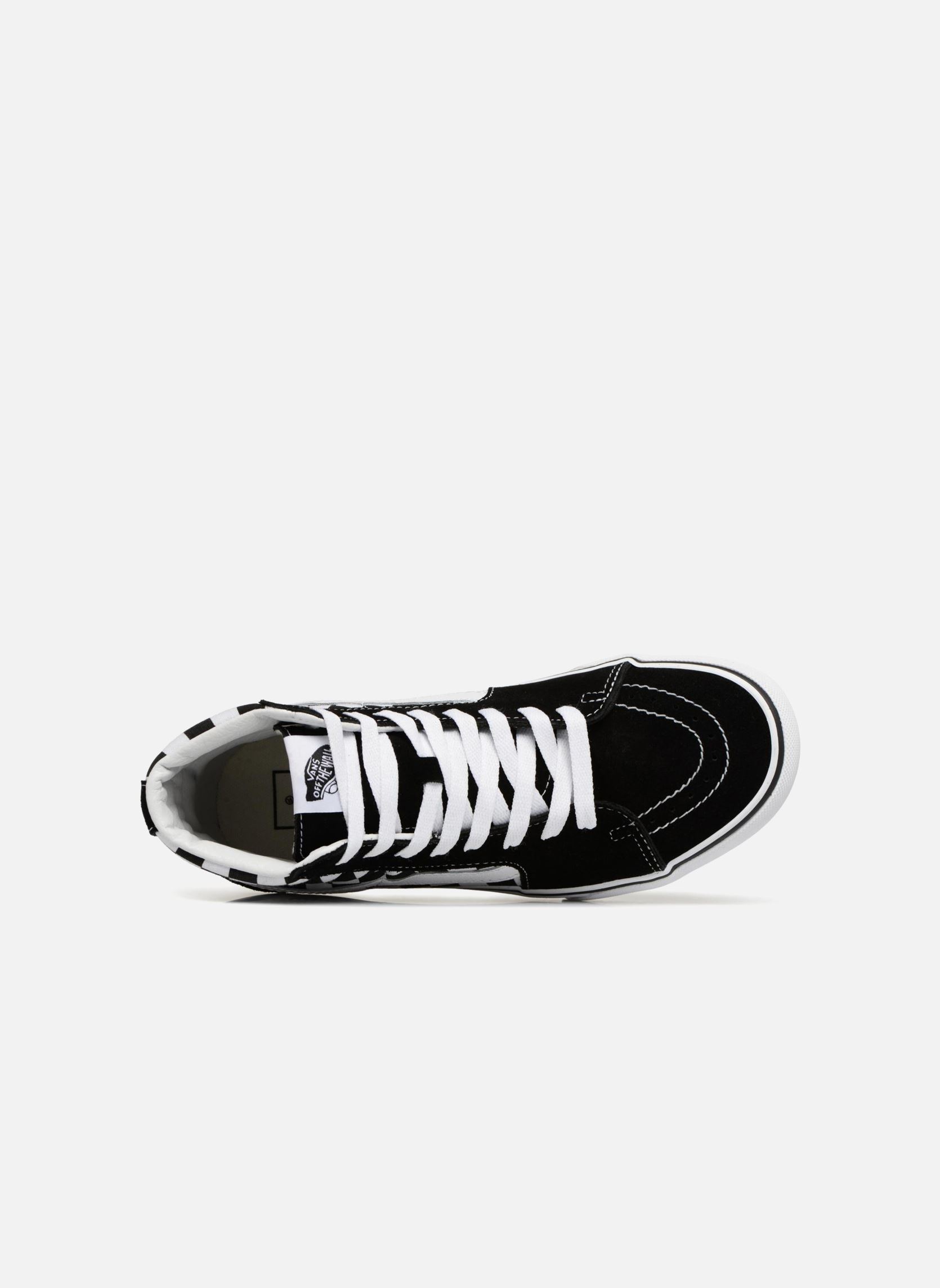 Niedrige Sneaker SK8 Hi Platform damen schwarz Vans Niedrige Sneaker SK8 Hi Platform damen schwarz CHECKERBOARDTRUE WHITE