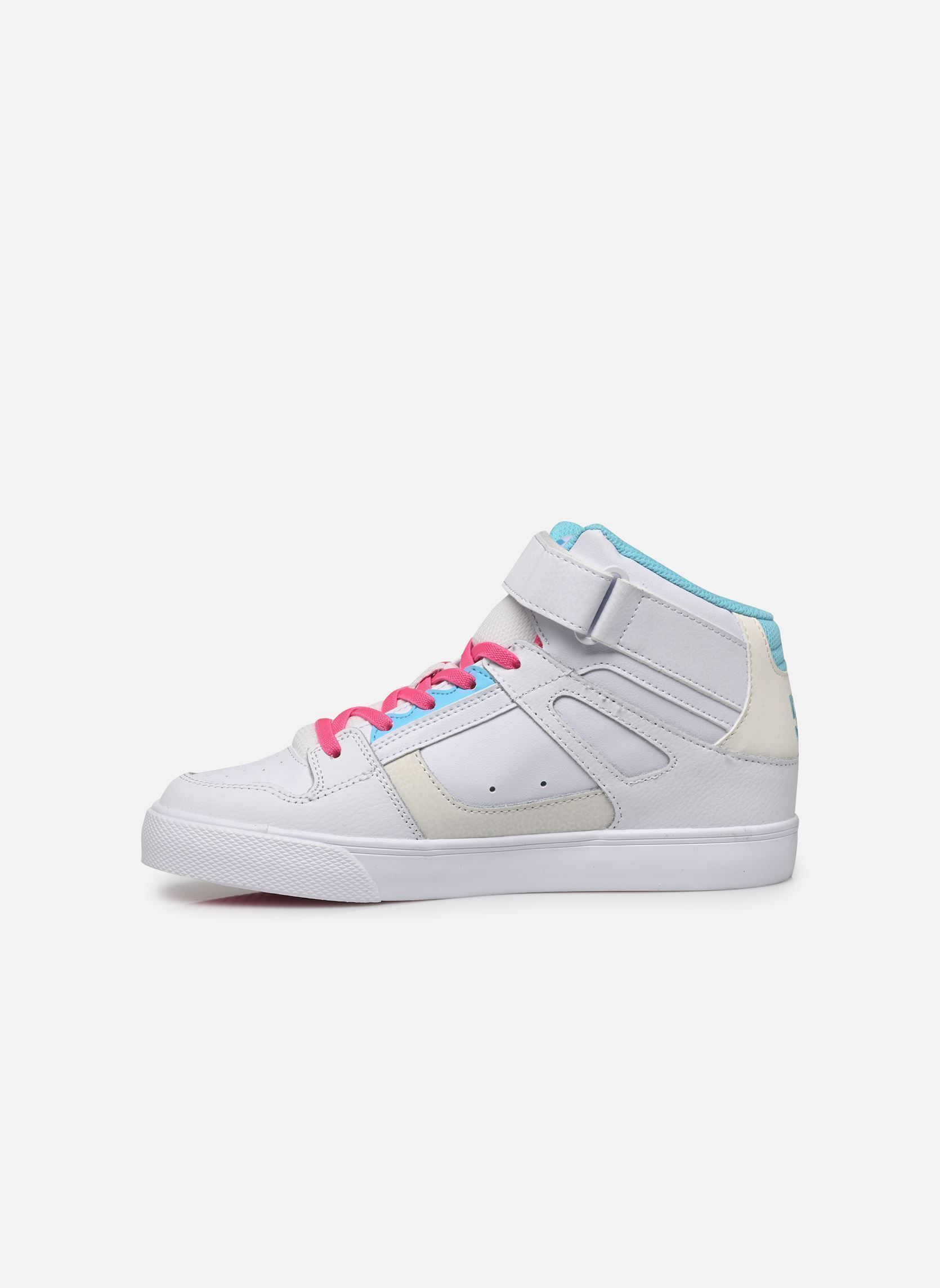 Sneakers alte Pure High-Top EV bambina beige DC Shoes Sneakers alte Pure High-Top EV bambina beige WHITE/PINK/BLUE