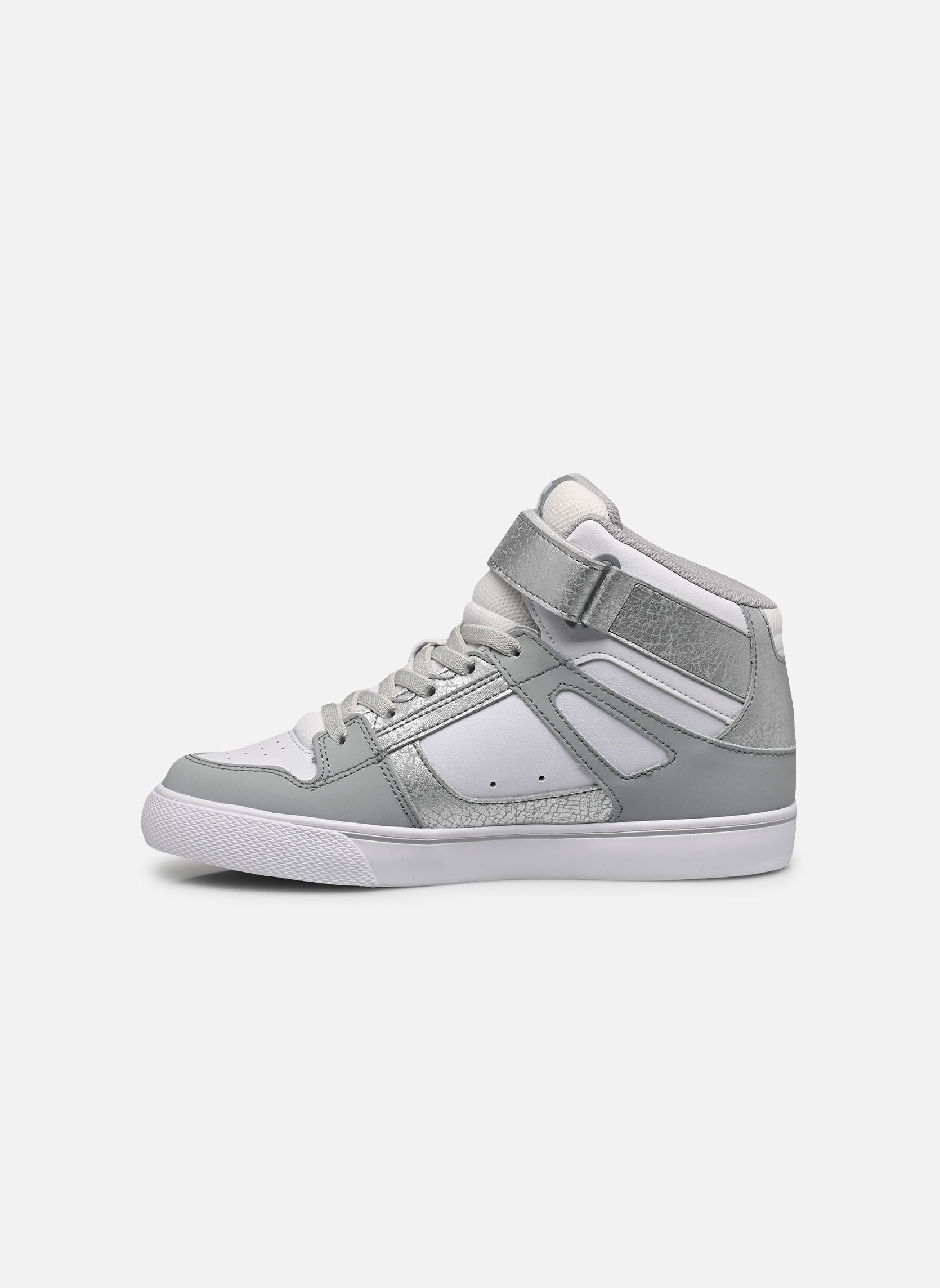 Knöchelhohe Sneaker Pure High-Top EV mädchen silber DC Shoes Knöchelhohe Sneaker Pure High-Top EV mädchen silber White/silver