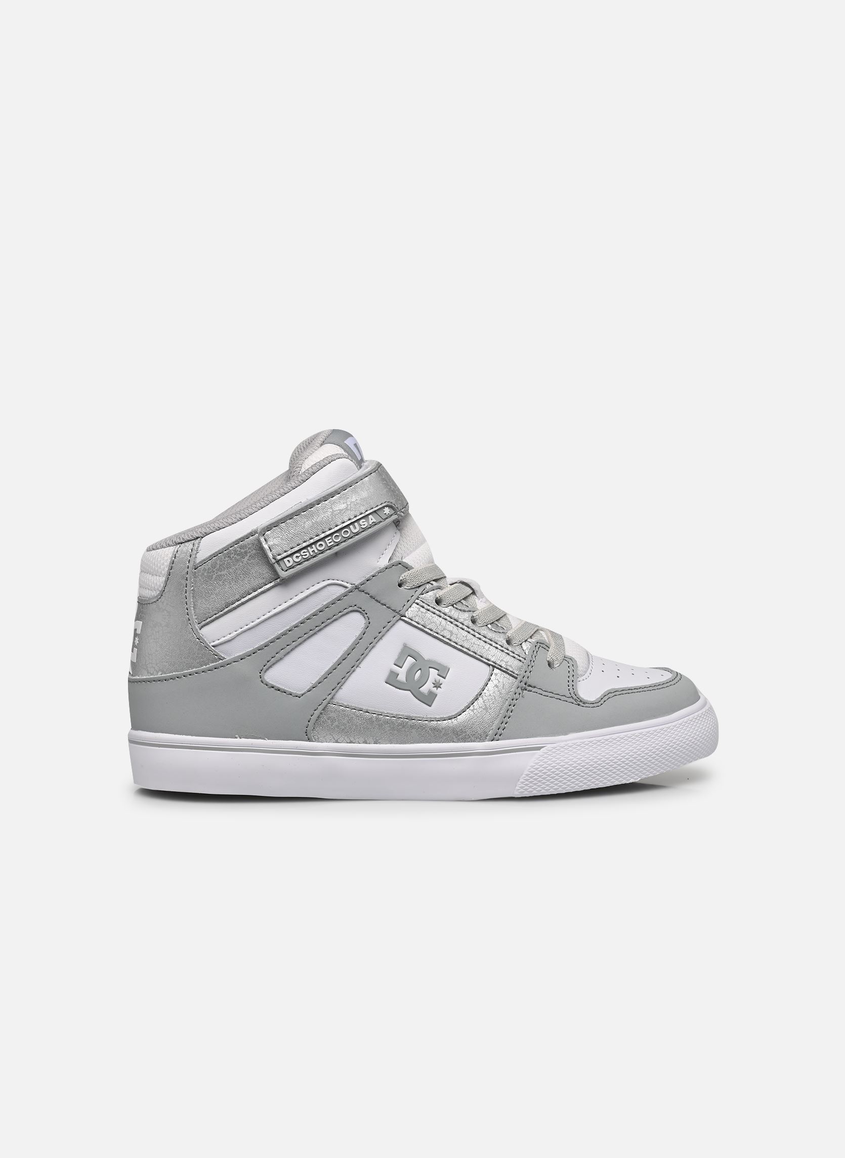 Knöchelhohe Sneaker Pure High-Top EV mädchen silber DC Shoes Knöchelhohe Sneaker Pure High-Top EV mädchen silber White/silver