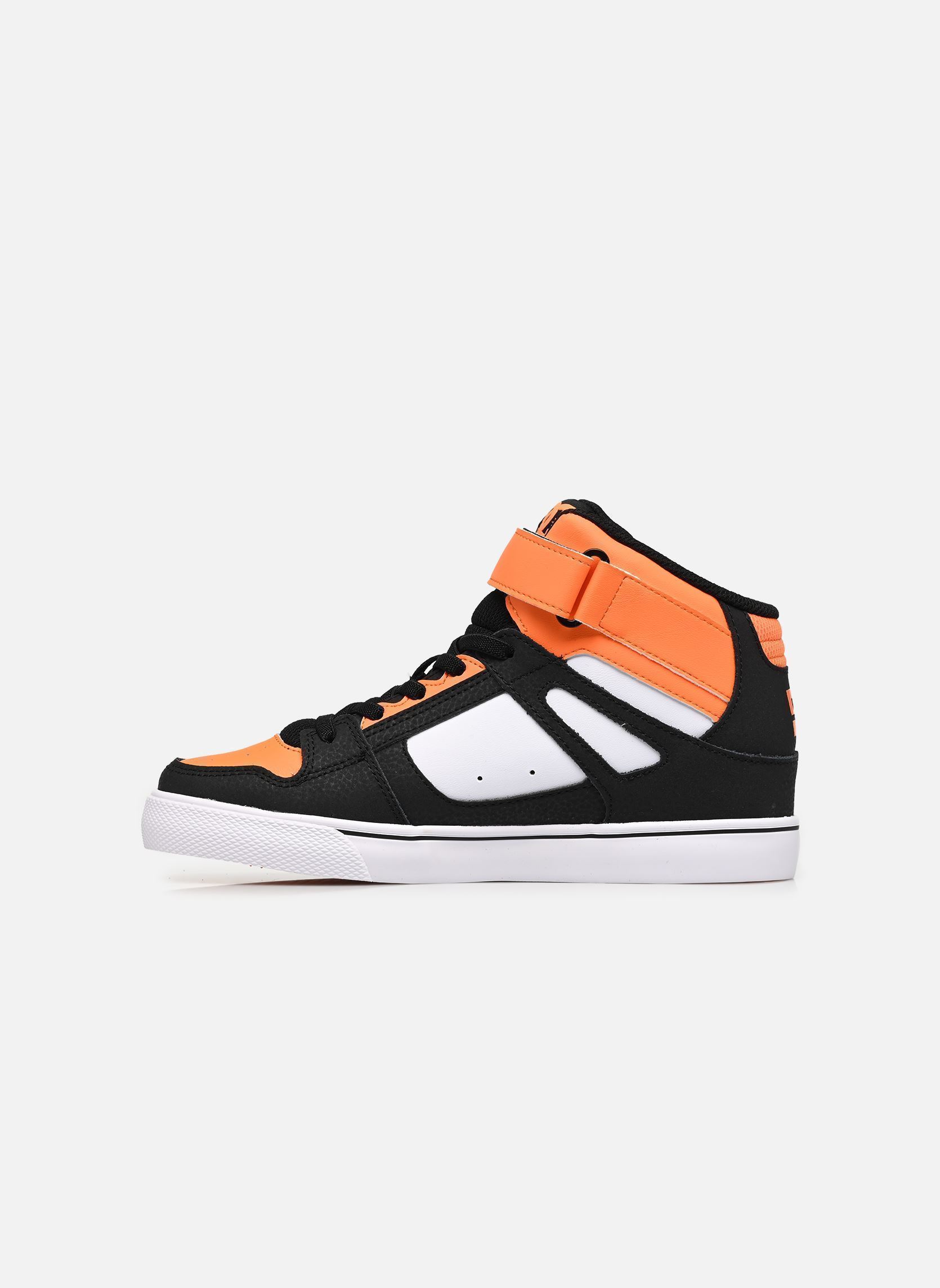 Baskets hautes Pure High-Top EV garçon multicolore DC Shoes Baskets hautes Pure High-Top EV garçon multicolore BLACK/ORANGE/WHITE