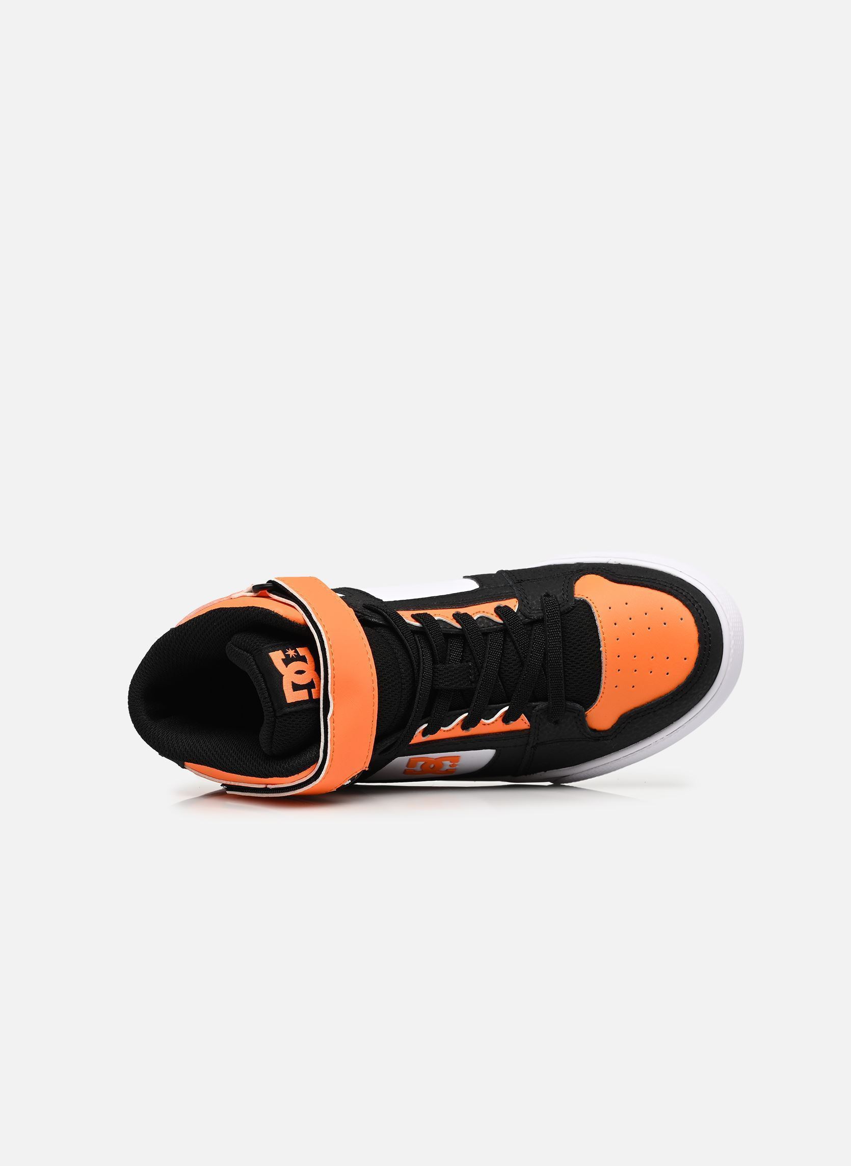 Baskets hautes Pure High-Top EV garçon multicolore DC Shoes Baskets hautes Pure High-Top EV garçon multicolore BLACK/ORANGE/WHITE