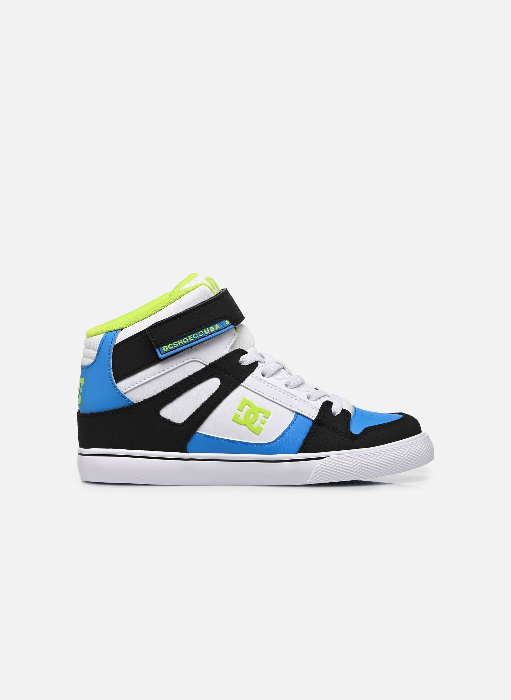 Knöchelhohe Sneaker Pure High-Top EV jungen mehrfarbig DC Shoes Knöchelhohe Sneaker Pure High-Top EV jungen mehrfarbig BLACK/BLUE/LIME