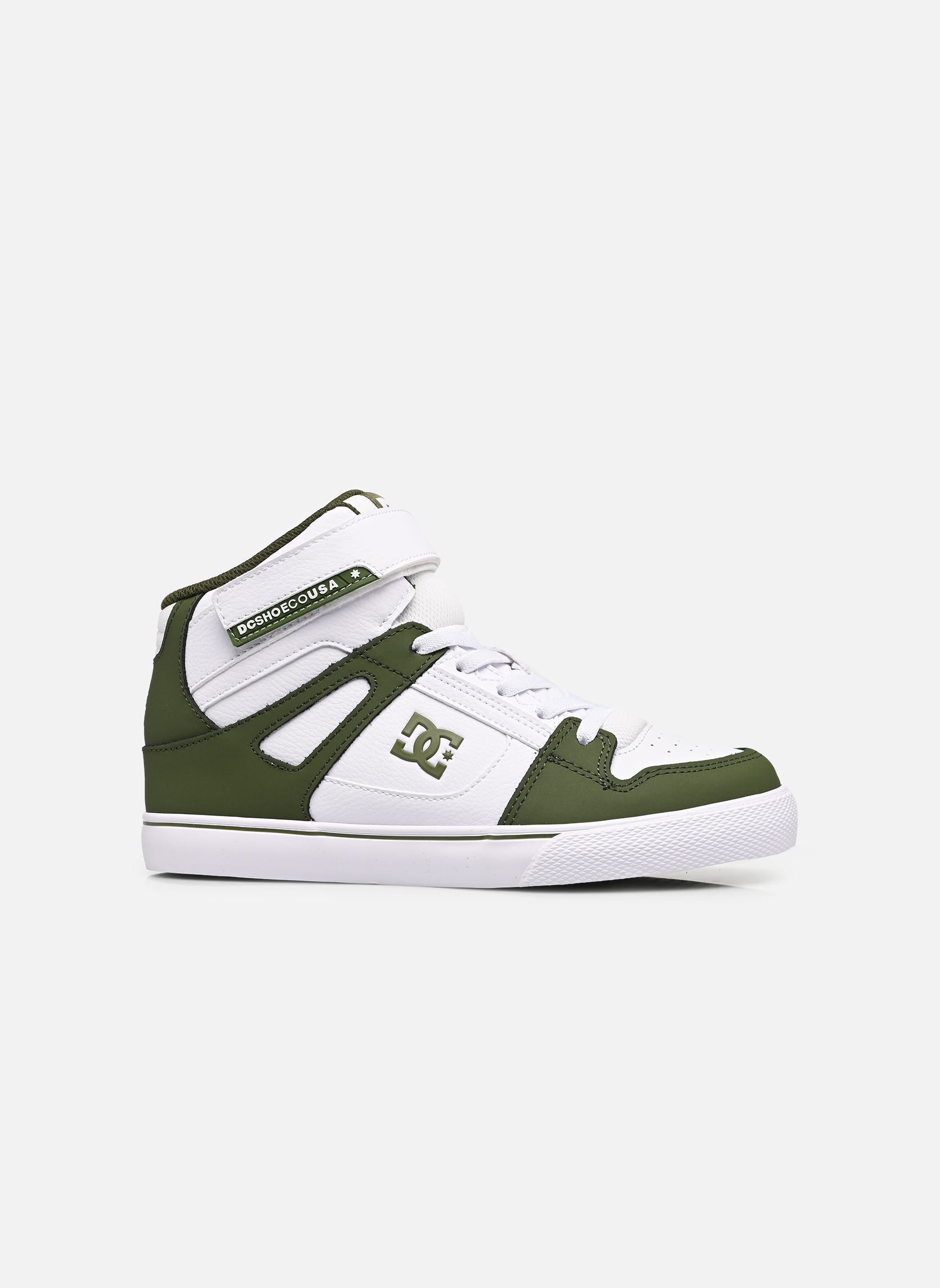 Baskets hautes Pure High-Top EV garçon blanc DC Shoes Baskets hautes Pure High-Top EV garçon blanc OLIVE/WHITE