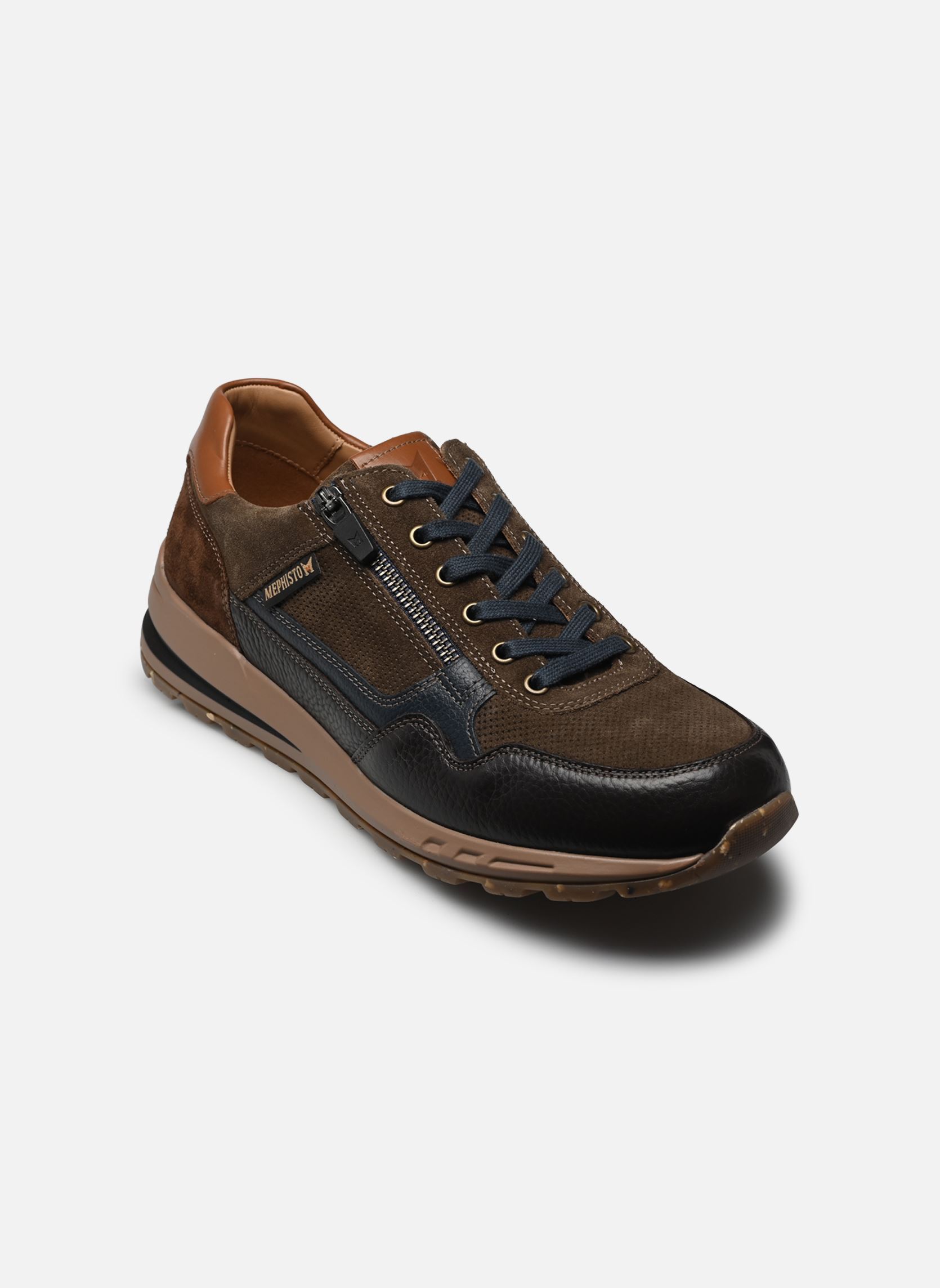Niedrige Sneaker Bradley herren braun Mephisto Niedrige Sneaker Bradley herren braun DARK BROWN N