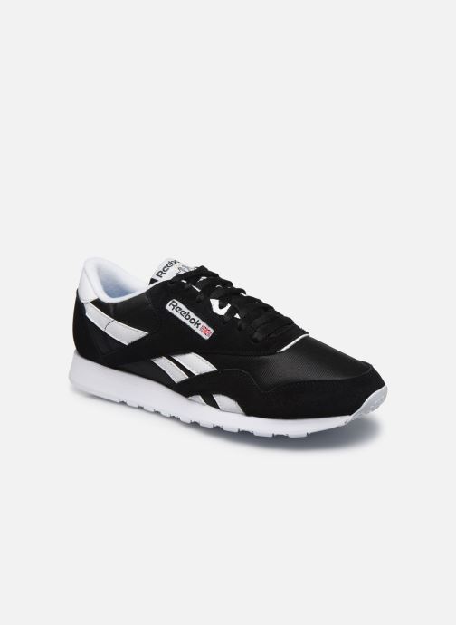 Sneaker Reebok CL NYLON M schwarz detaillierte ansicht/modell