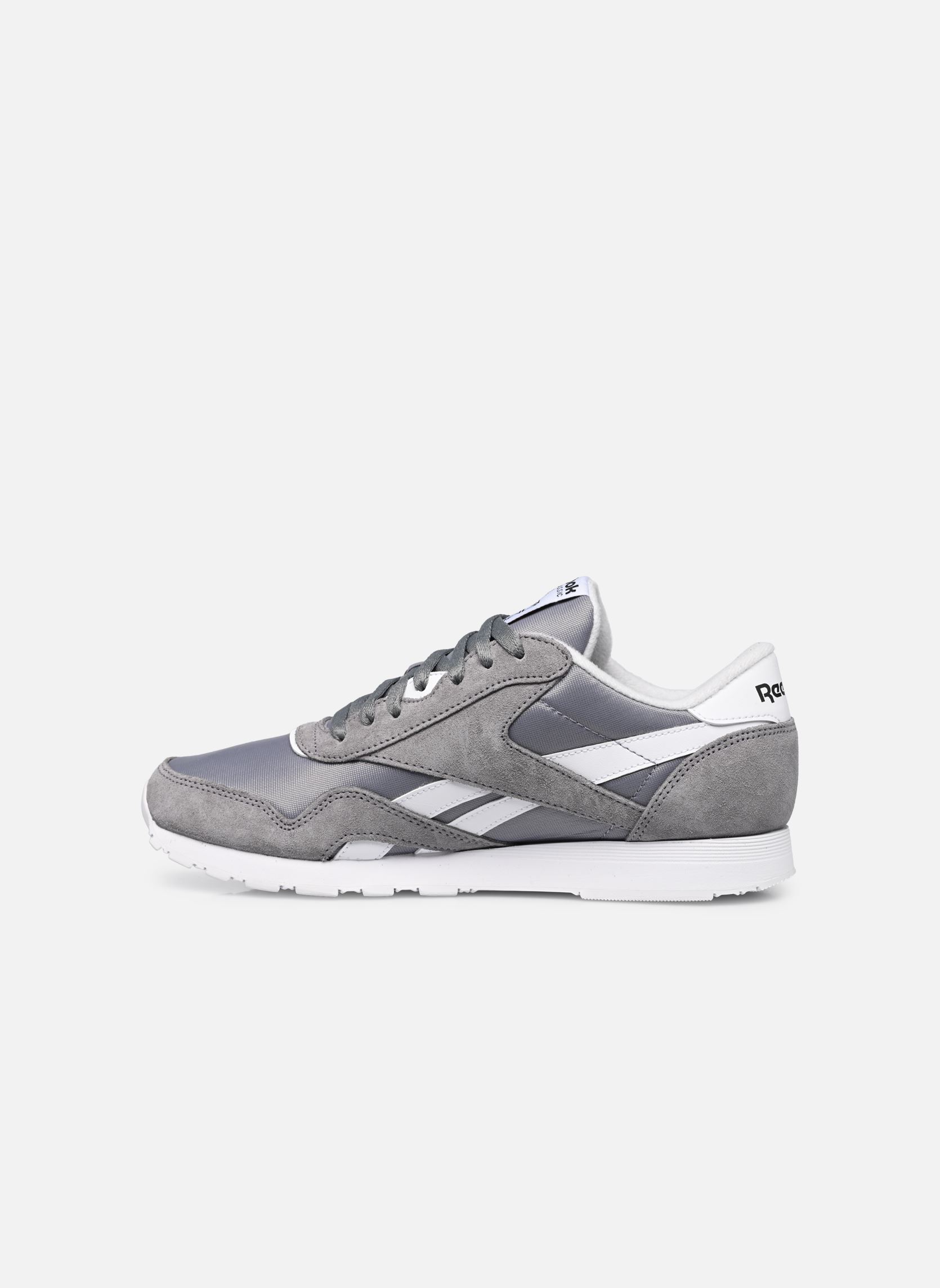 Niedrige Sneaker Classic Nylon M herren grau Reebok Niedrige Sneaker Classic Nylon M herren grau PURE GREY 5FTWR WHITEFTWR WHIT