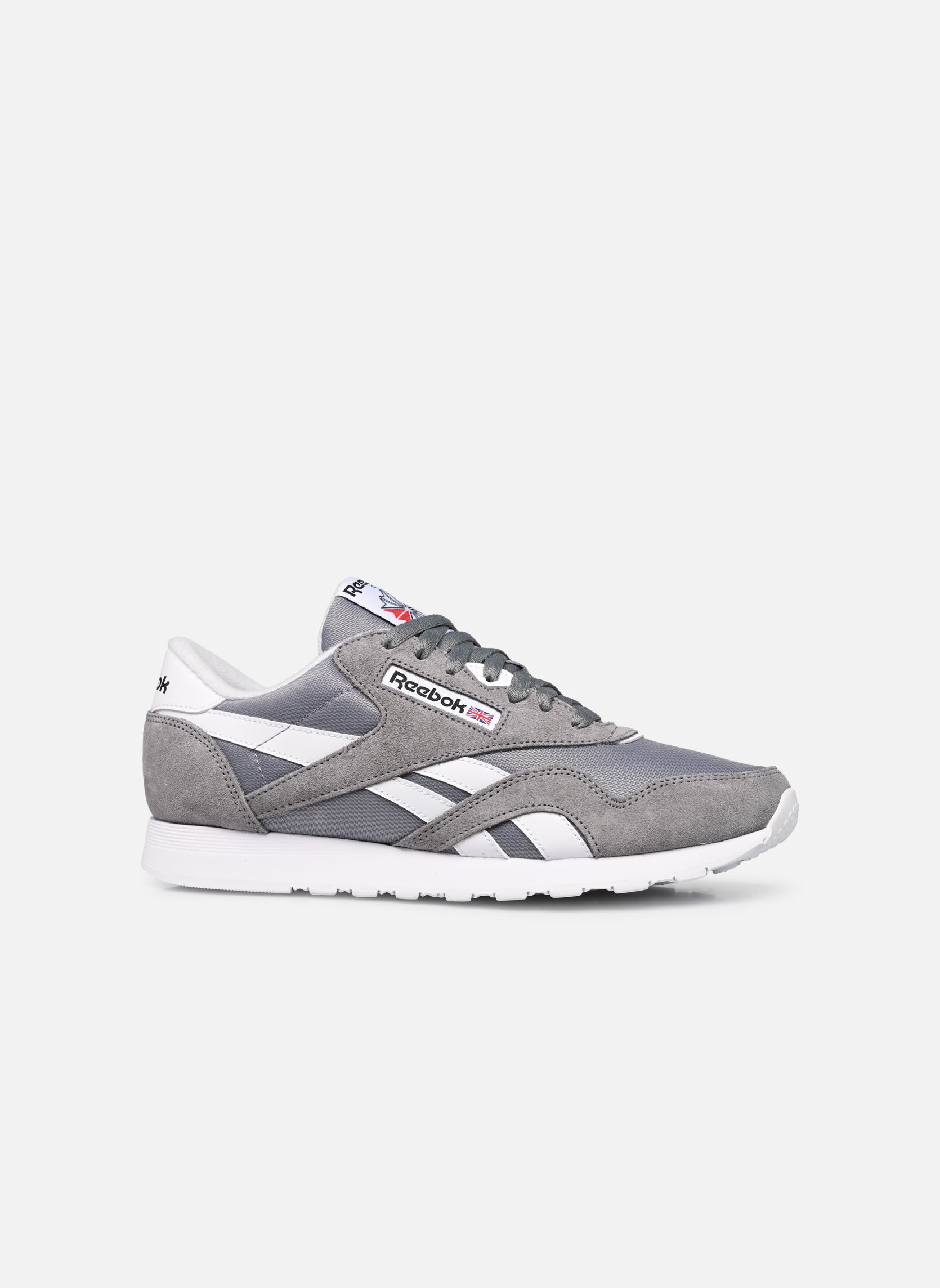 Niedrige Sneaker Classic Nylon M herren grau Reebok Niedrige Sneaker Classic Nylon M herren grau PURE GREY 5FTWR WHITEFTWR WHIT