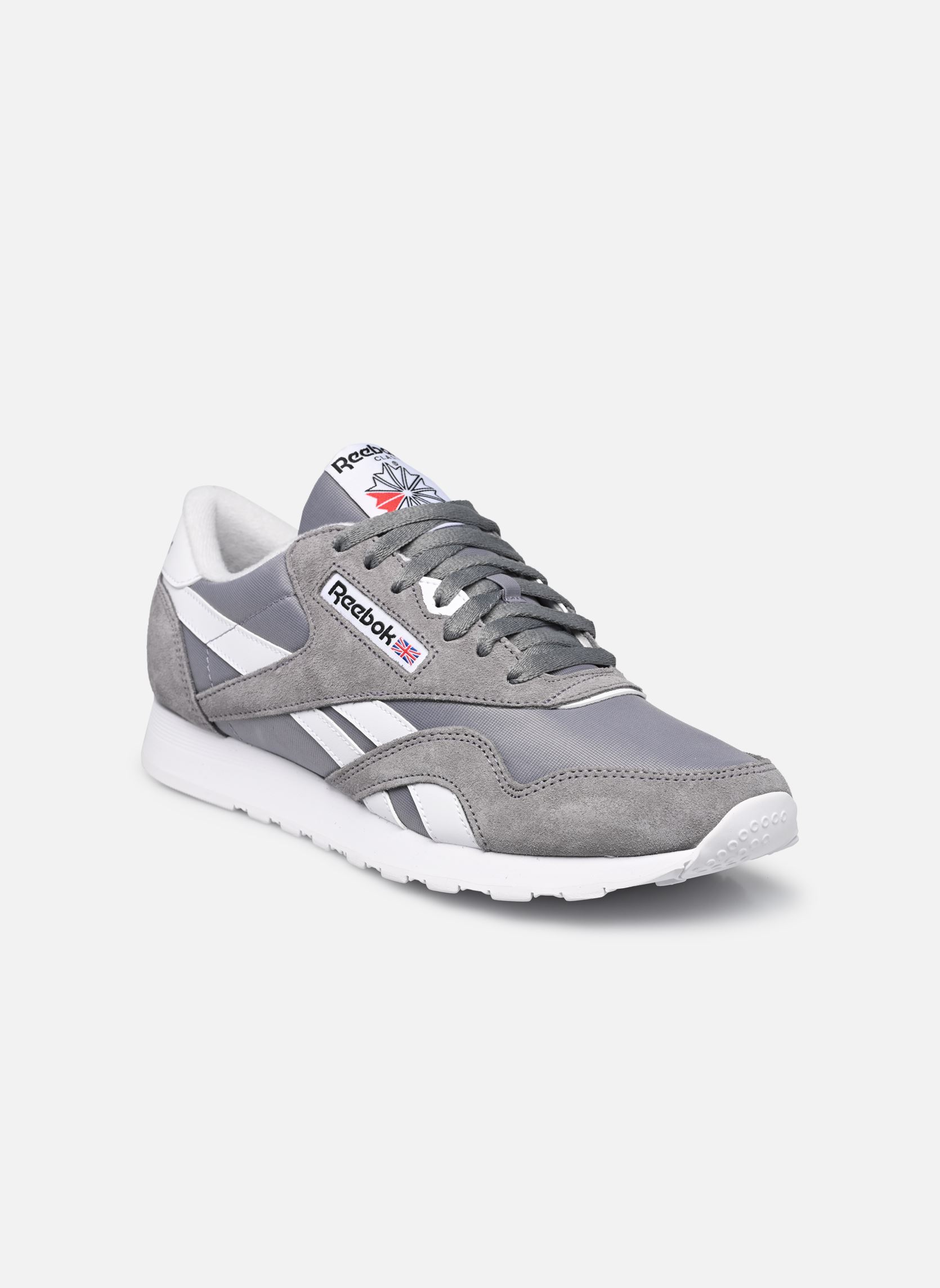 Niedrige Sneaker Classic Nylon M herren grau Reebok Niedrige Sneaker Classic Nylon M herren grau PURE GREY 5FTWR WHITEFTWR WHIT