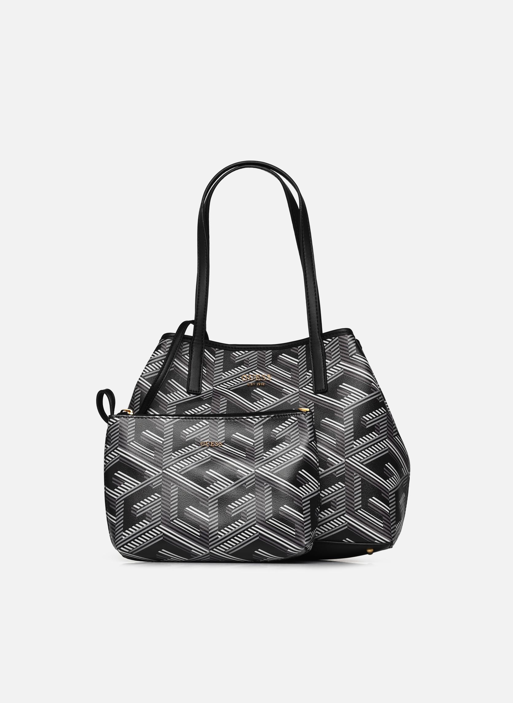 Taschen Vikky Tote damen schwarz Guess Taschen Vikky Tote damen schwarz BLACK LOGO