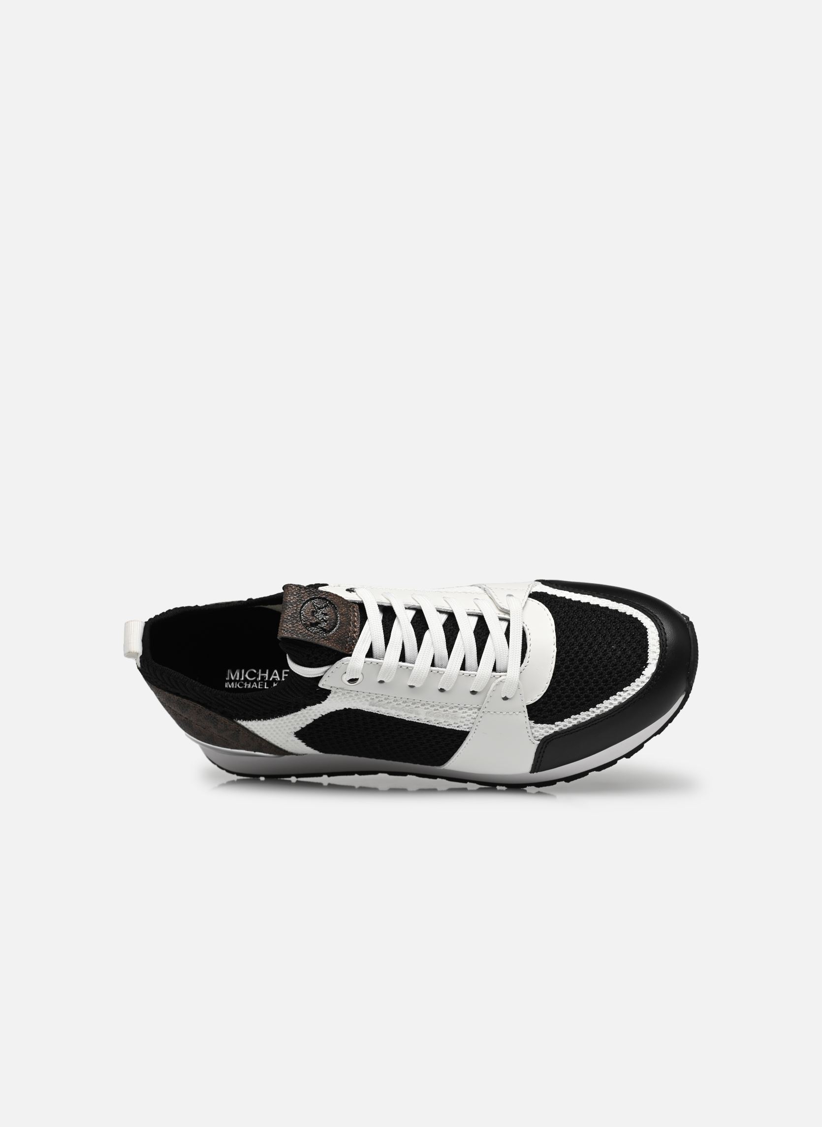 Baskets basses Billie Knit Trainer femme noir Michael Michael Kors Baskets basses Billie Knit Trainer femme noir BLK/OPTICWHT